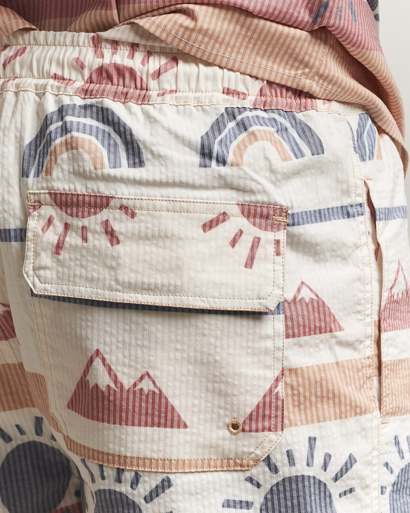 Herre | Badeshorts | KnowledgeCotton Apparel | Printed Swimshorts Multi