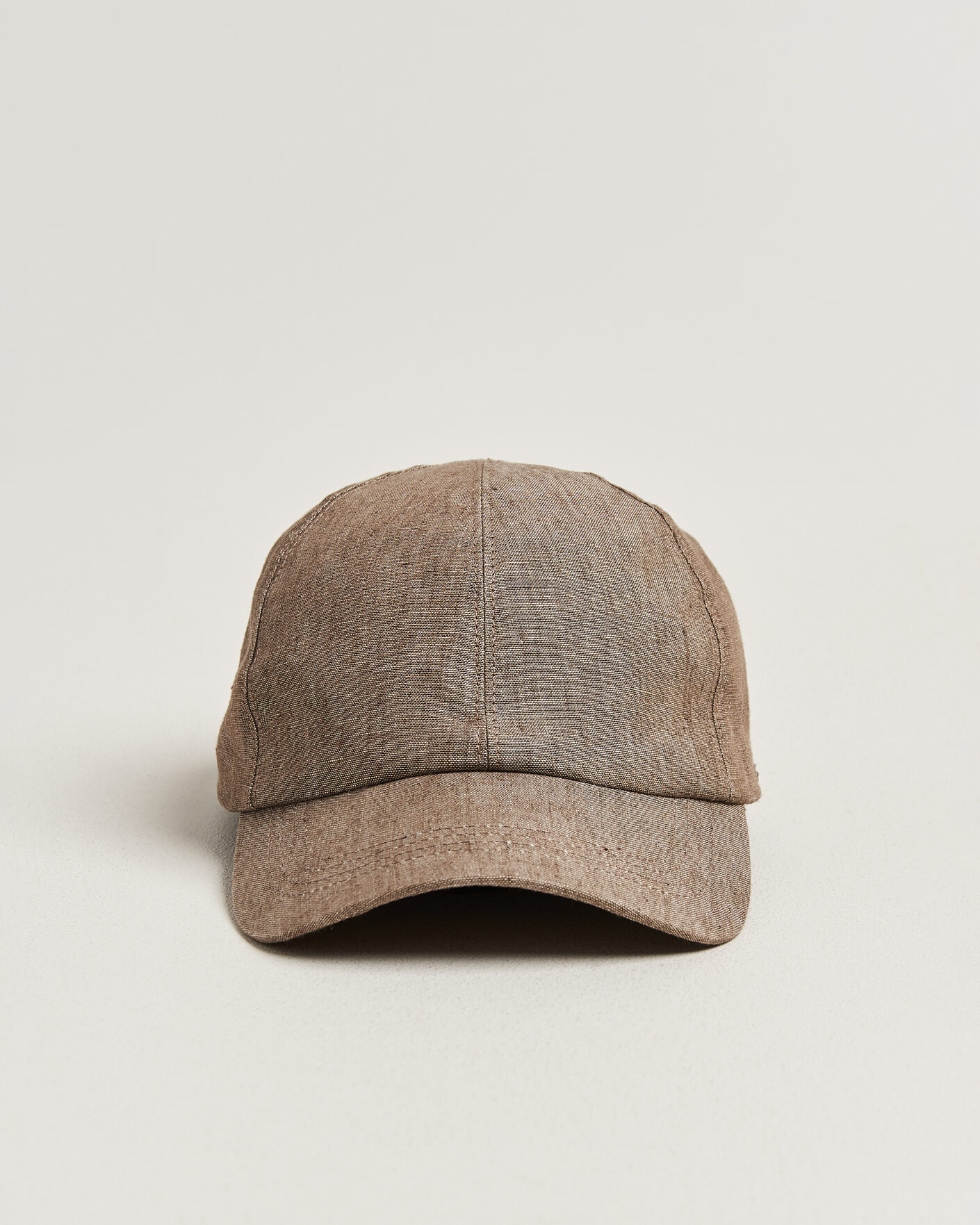 Herre | Hatter og capser | Wigéns | Baseball Linen Cap Light Brown