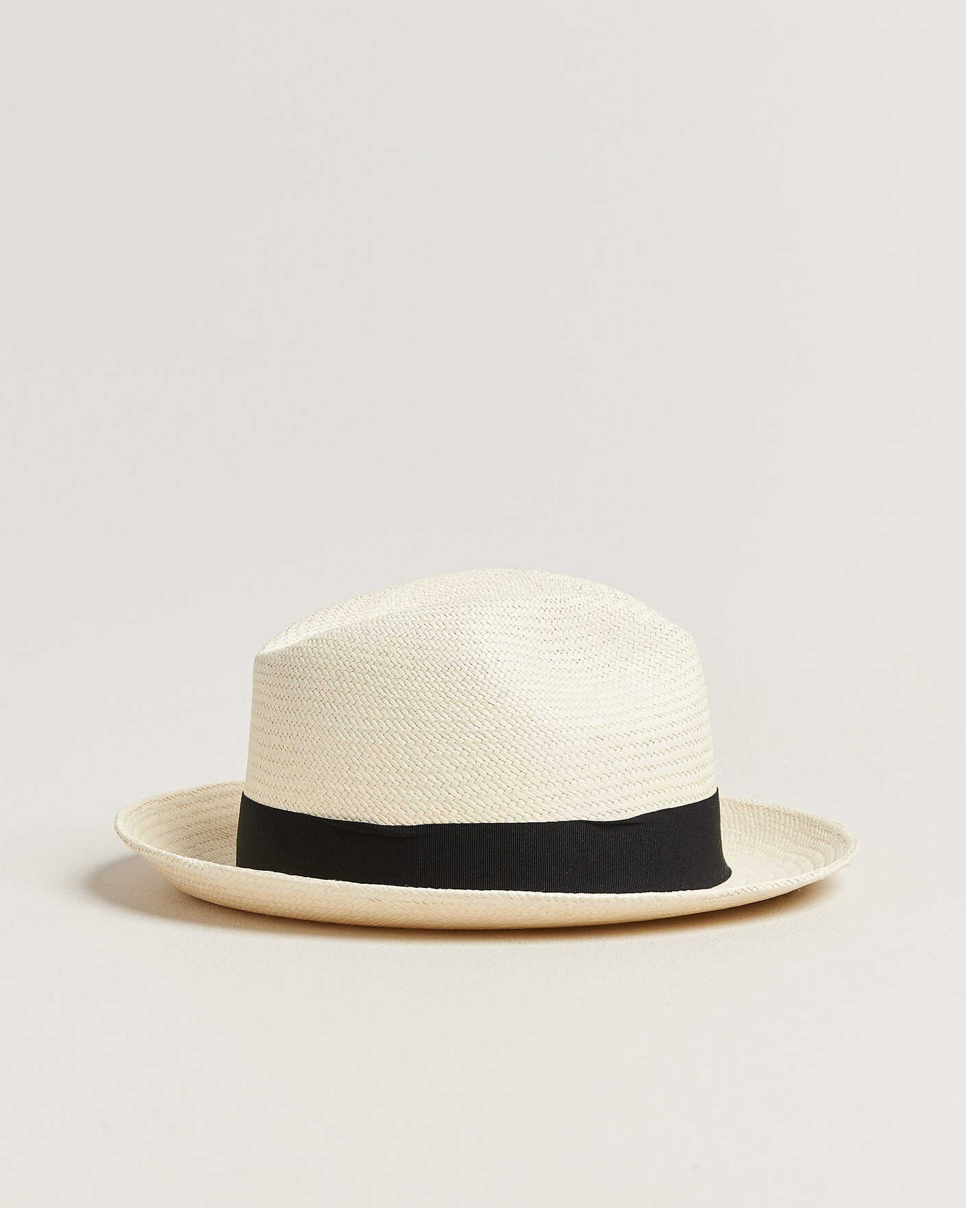 Herre | Hatter og capser | Wigéns | Trilby Panama Hat White/Black