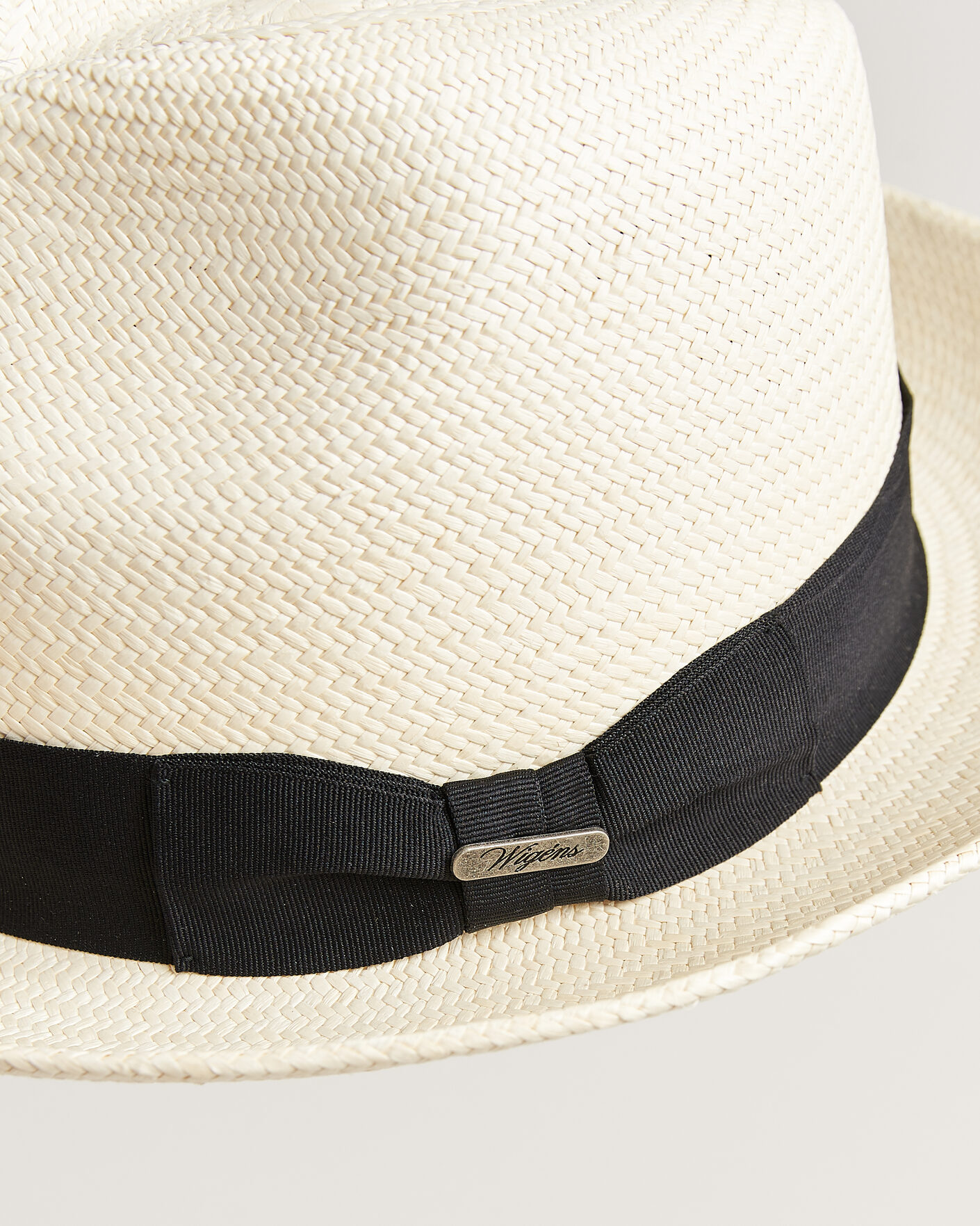 Herre | Hatter og capser | Wigéns | Trilby Panama Hat White/Black