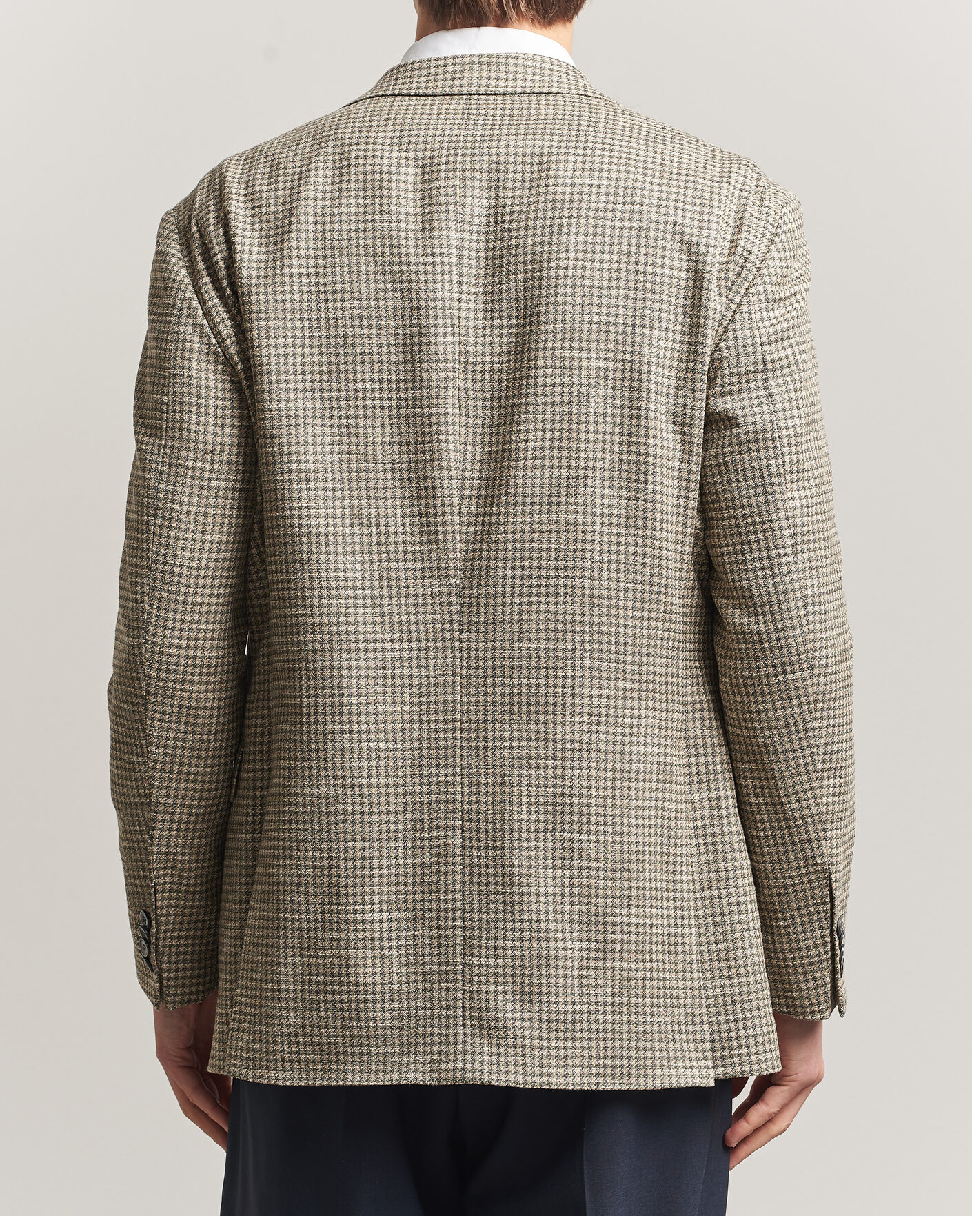 Herre | Dressjakker | Oscar Jacobson | Robert Wool/Silk/Cotton Blazer Green