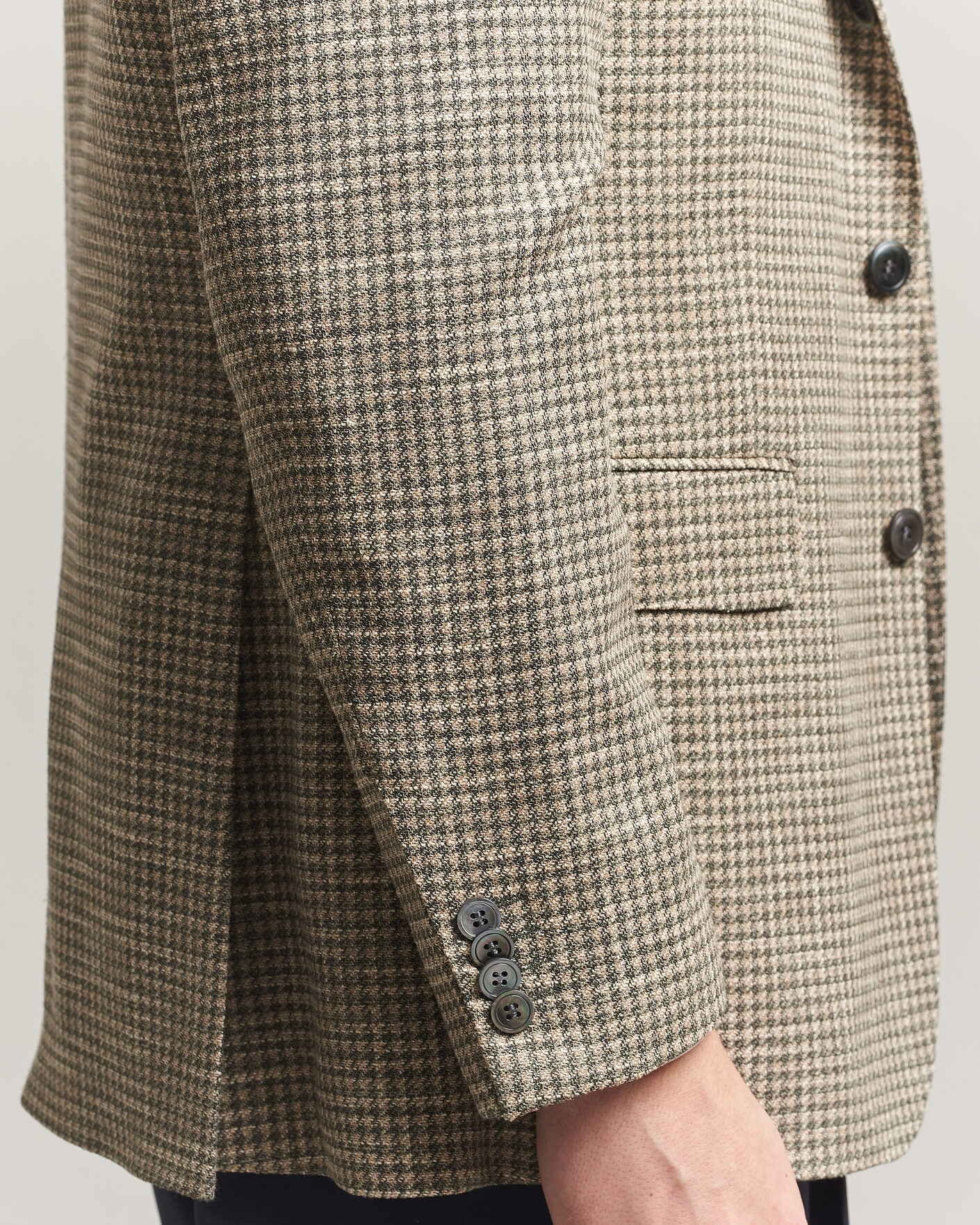 Herre | Dressjakker | Oscar Jacobson | Robert Wool/Silk/Cotton Blazer Green