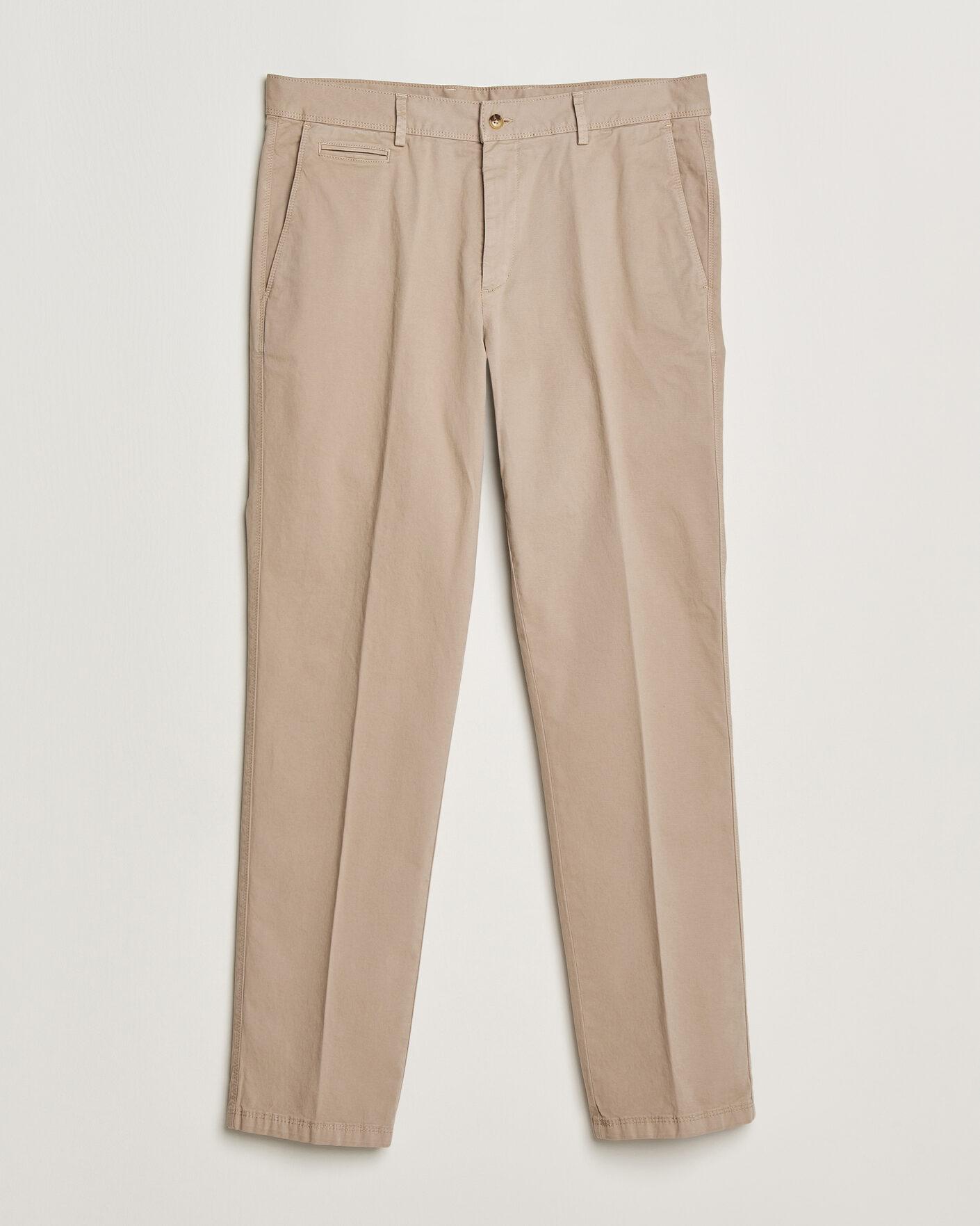 Herre | Bukser | Oscar Jacobson | Danik Cotton Trousers Beige