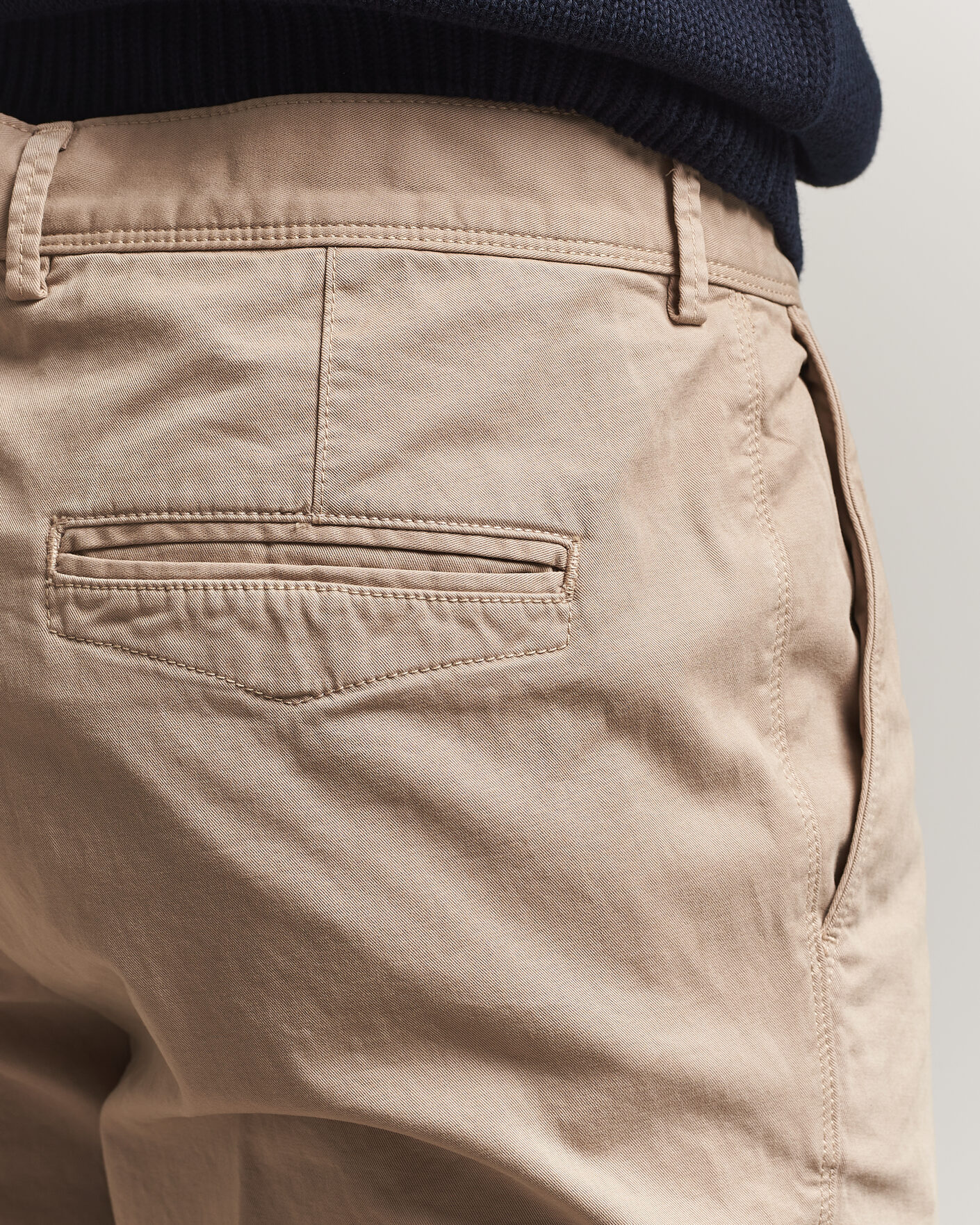 Herre | Bukser | Oscar Jacobson | Danik Cotton Trousers Beige