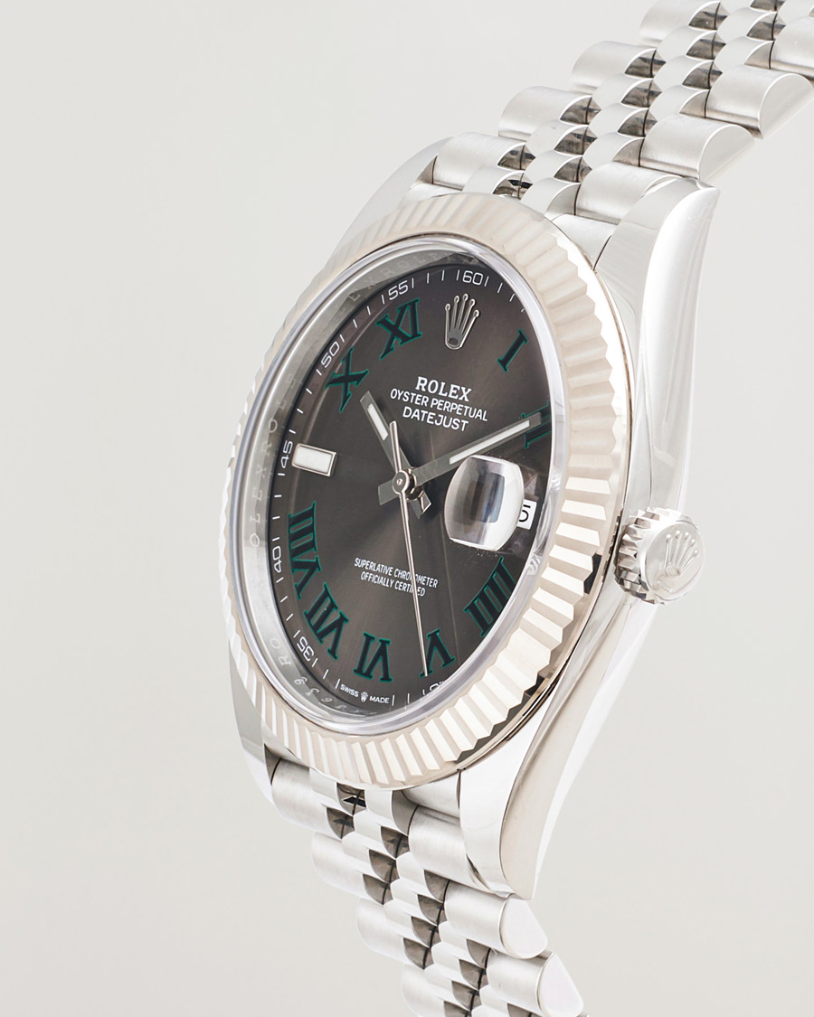 Herre | Rolex Pre-Owned Datejust 41 Wimbledon | Rolex Pre-Owned | Datejust 41 Wimbledon