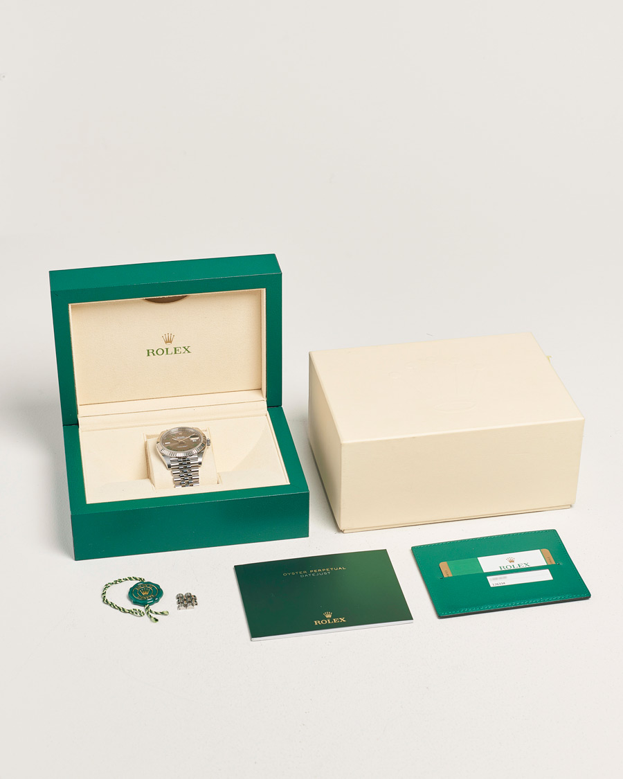 Herre | Rolex Pre-Owned Datejust 41 Wimbledon | Rolex Pre-Owned | Datejust 41 Wimbledon