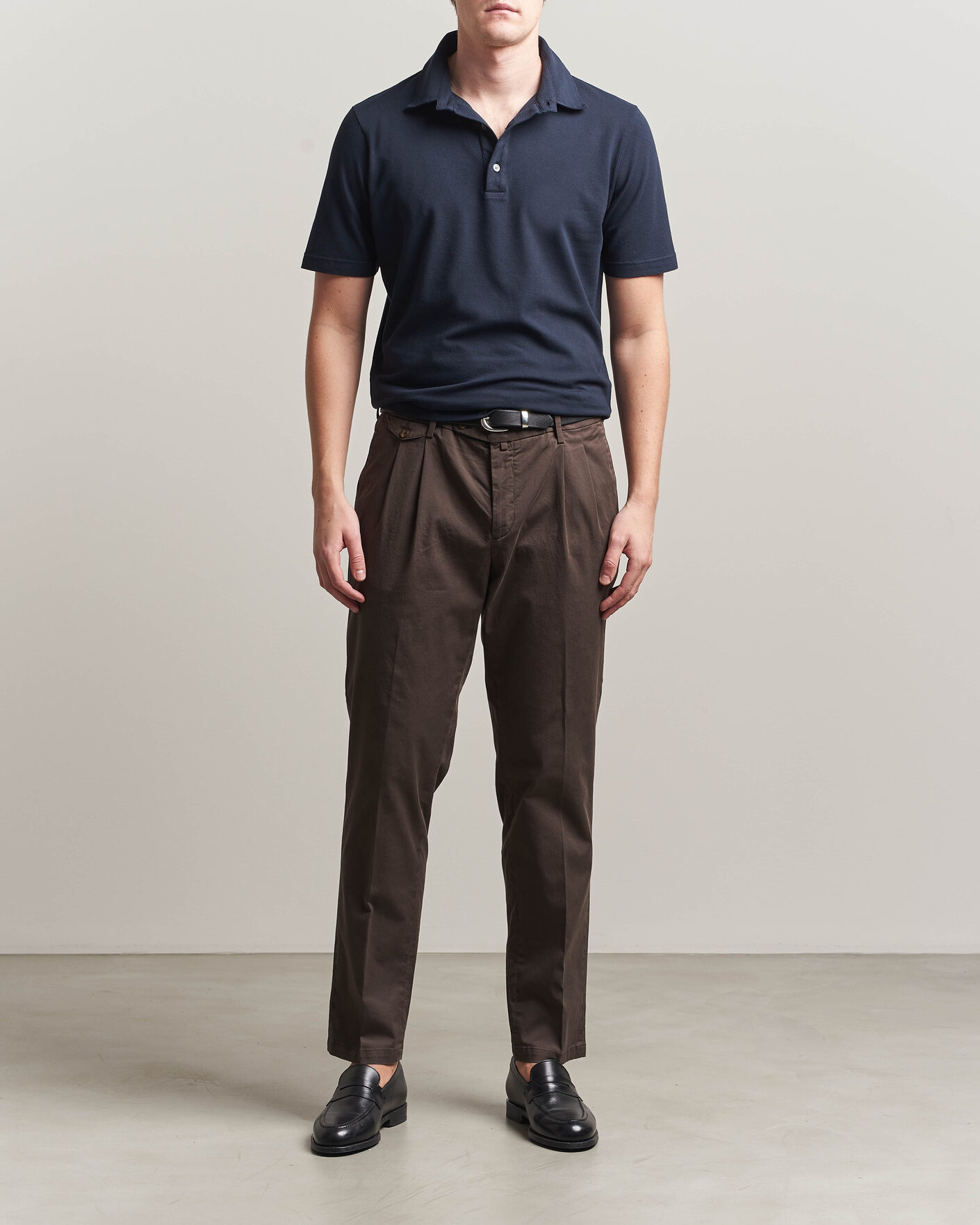 Herre | Pikéer | Zanone | Soft Cotton Piquet Polo Navy