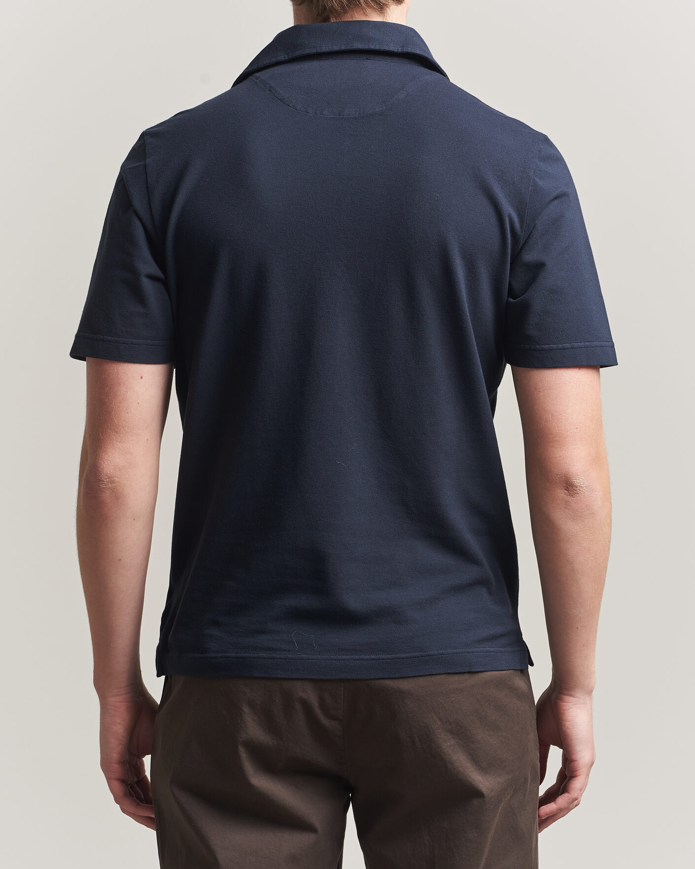 Herre | Pikéer | Zanone | Soft Cotton Piquet Polo Navy