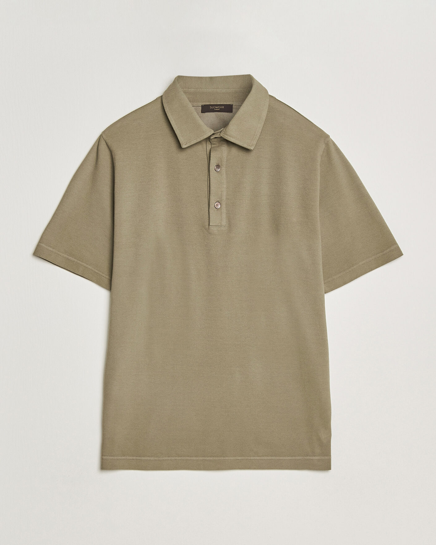 Herre | Pikéer | Zanone | Soft Cotton Piquet Polo Taupe