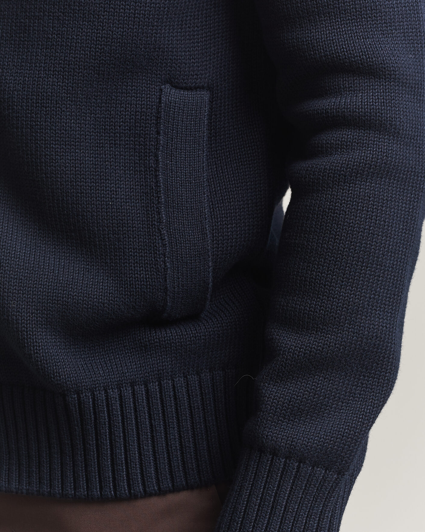 Herre | Gensere | Zanone | Soft Cotton Chioto Cardigan Navy