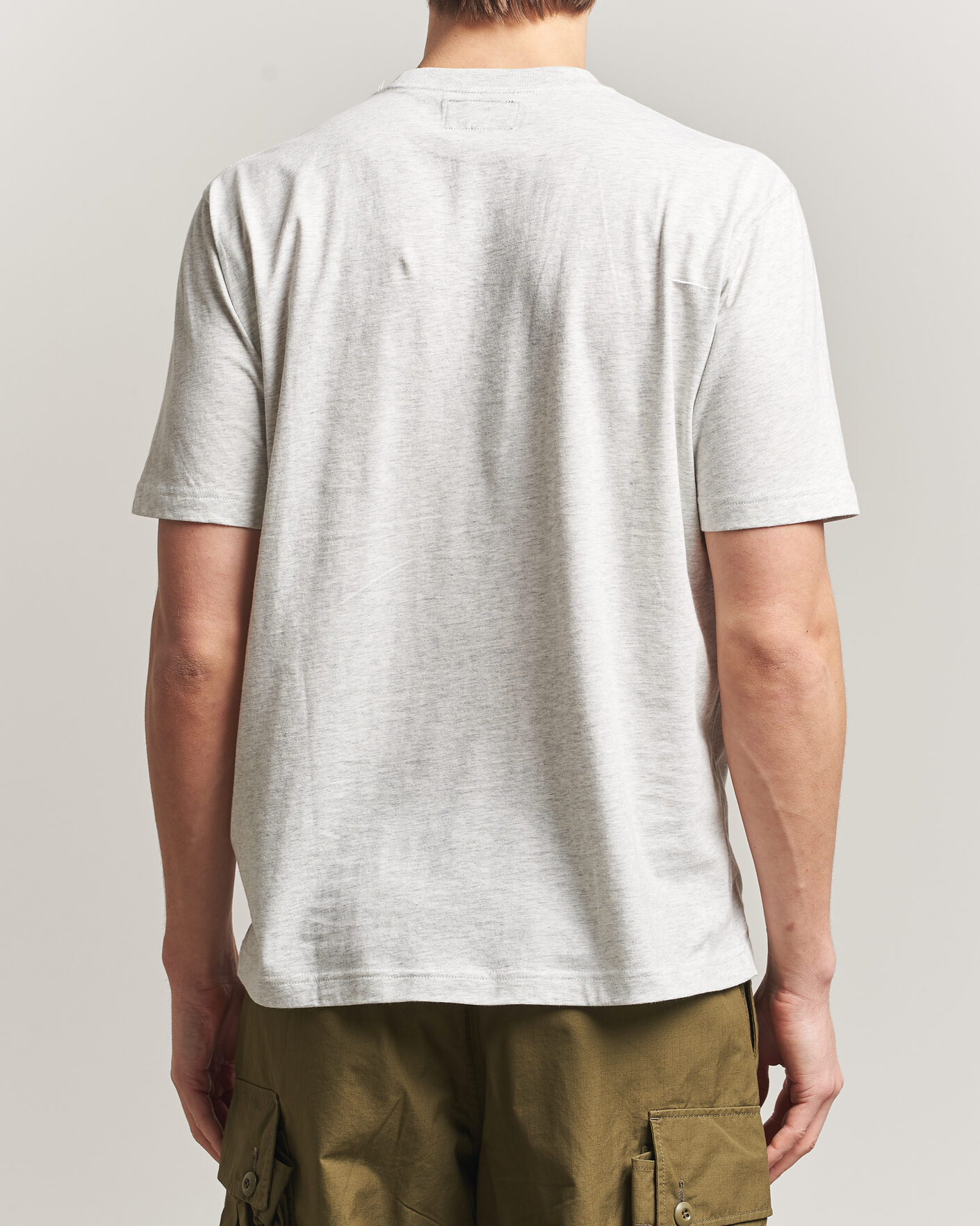 Herre | T-Shirts | BEAMS PLUS | Pocket Tee Ash Grey