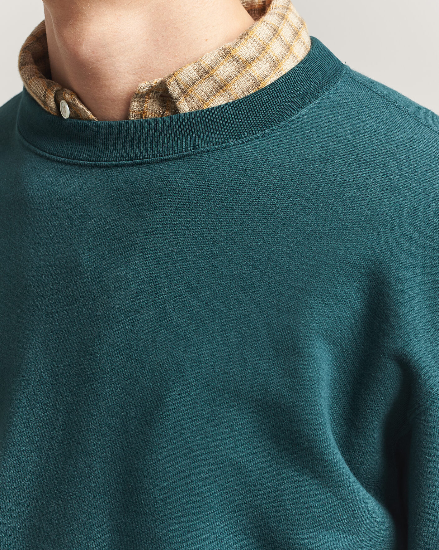 Herre | Gensere | BEAMS PLUS | Crew Sweat Dark Green