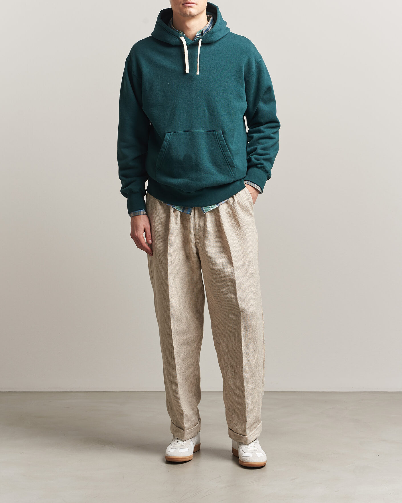 Herre | Gensere | BEAMS PLUS | Hooded Sweat Pullover Dark Green