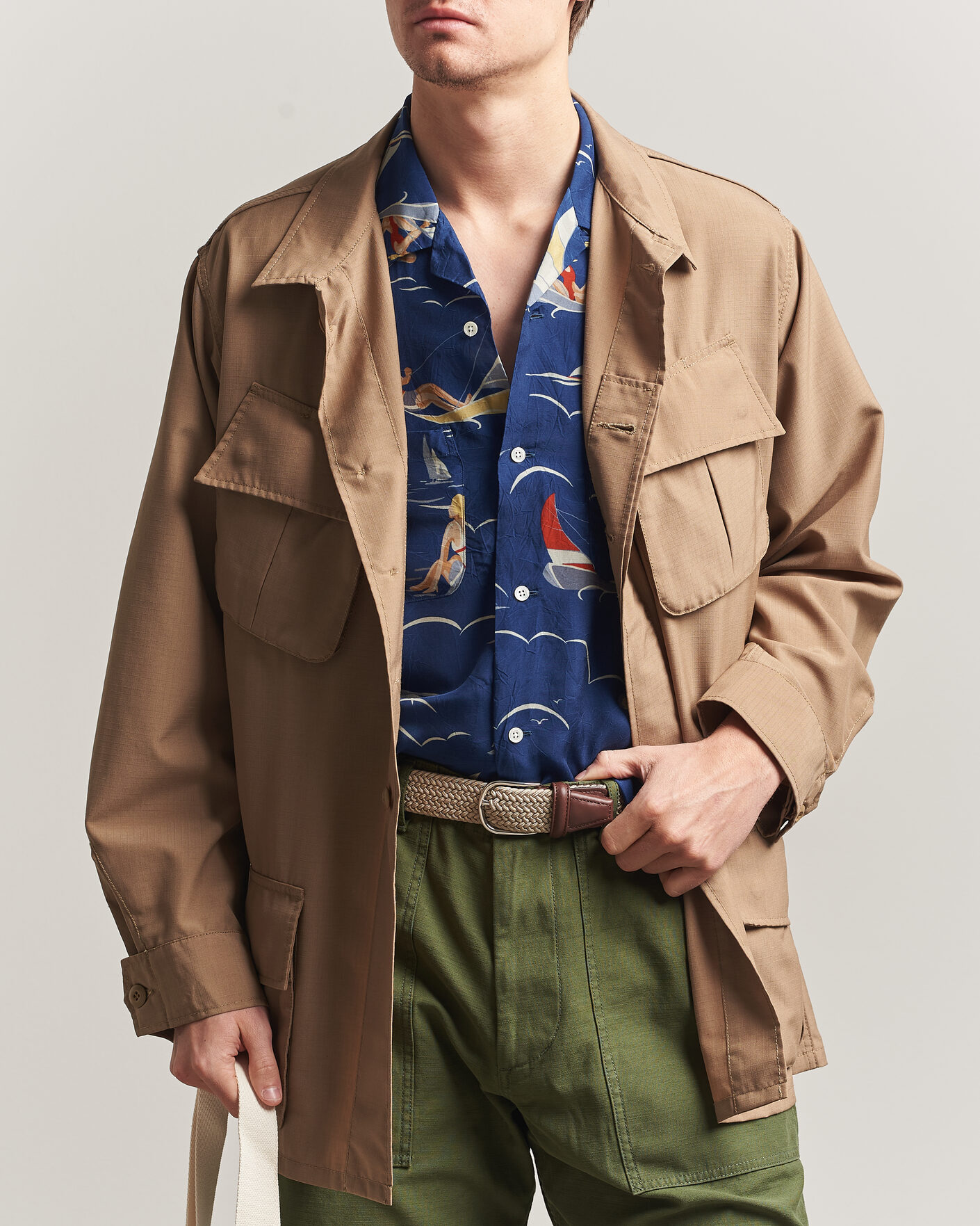 Herre | Jakker | BEAMS PLUS | MIL Fatigue Jacket Khaki