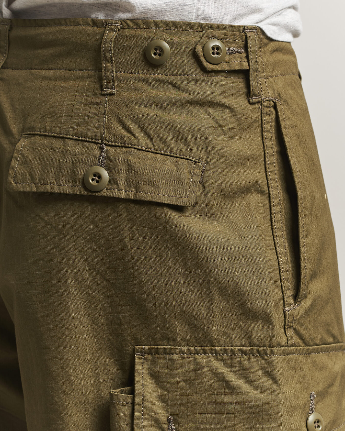 Herre | Bukser | BEAMS PLUS | MIL 6 Pocket Cargo Pants Olive
