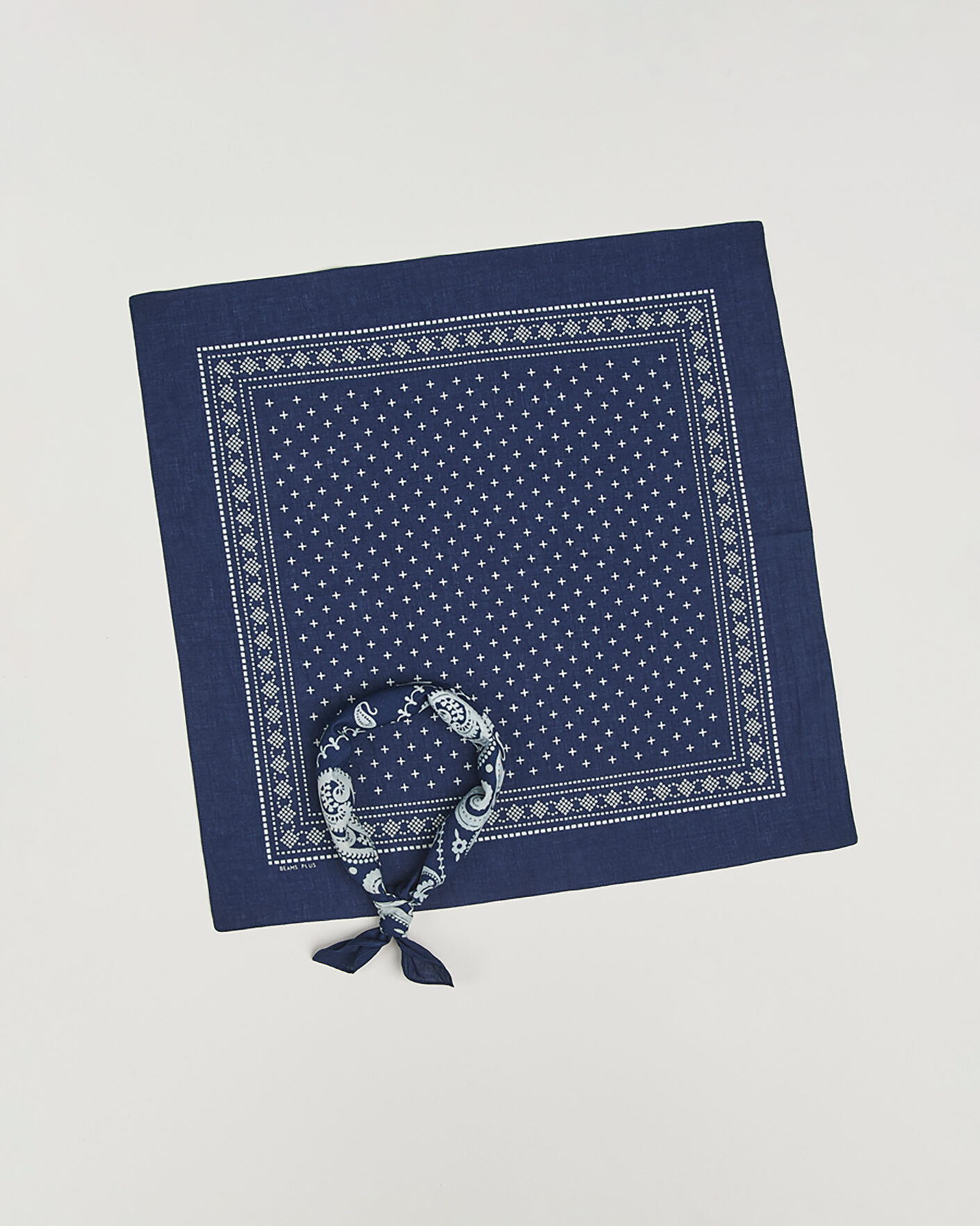Herre | Lommetørklær | BEAMS PLUS | 2-Pack Bandana Indigo Blue