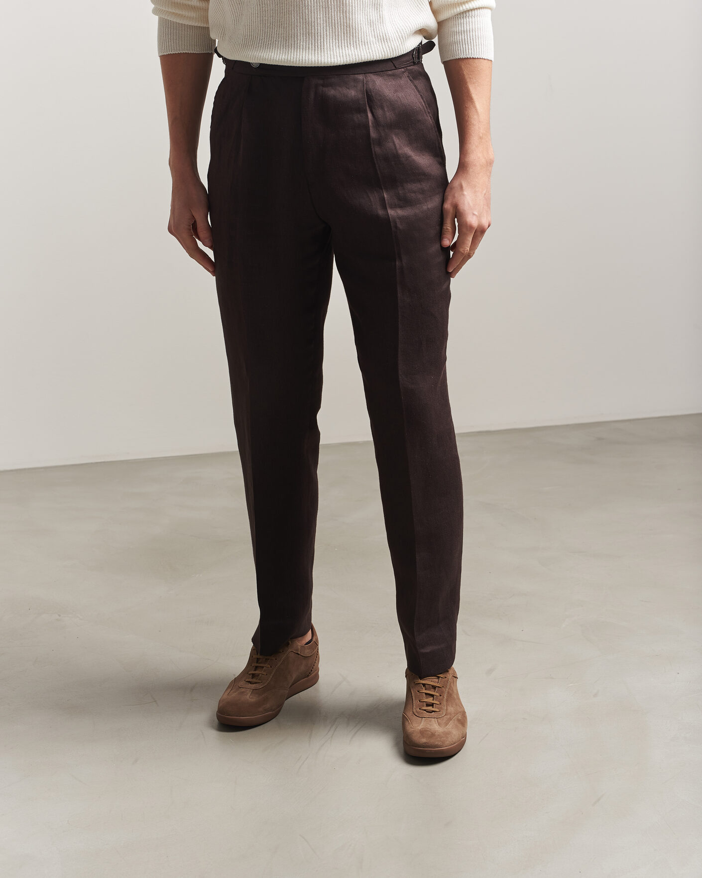 Herre | Sneakers | Loake 1880 | Mayfair Suede Dress Sneaker Flint