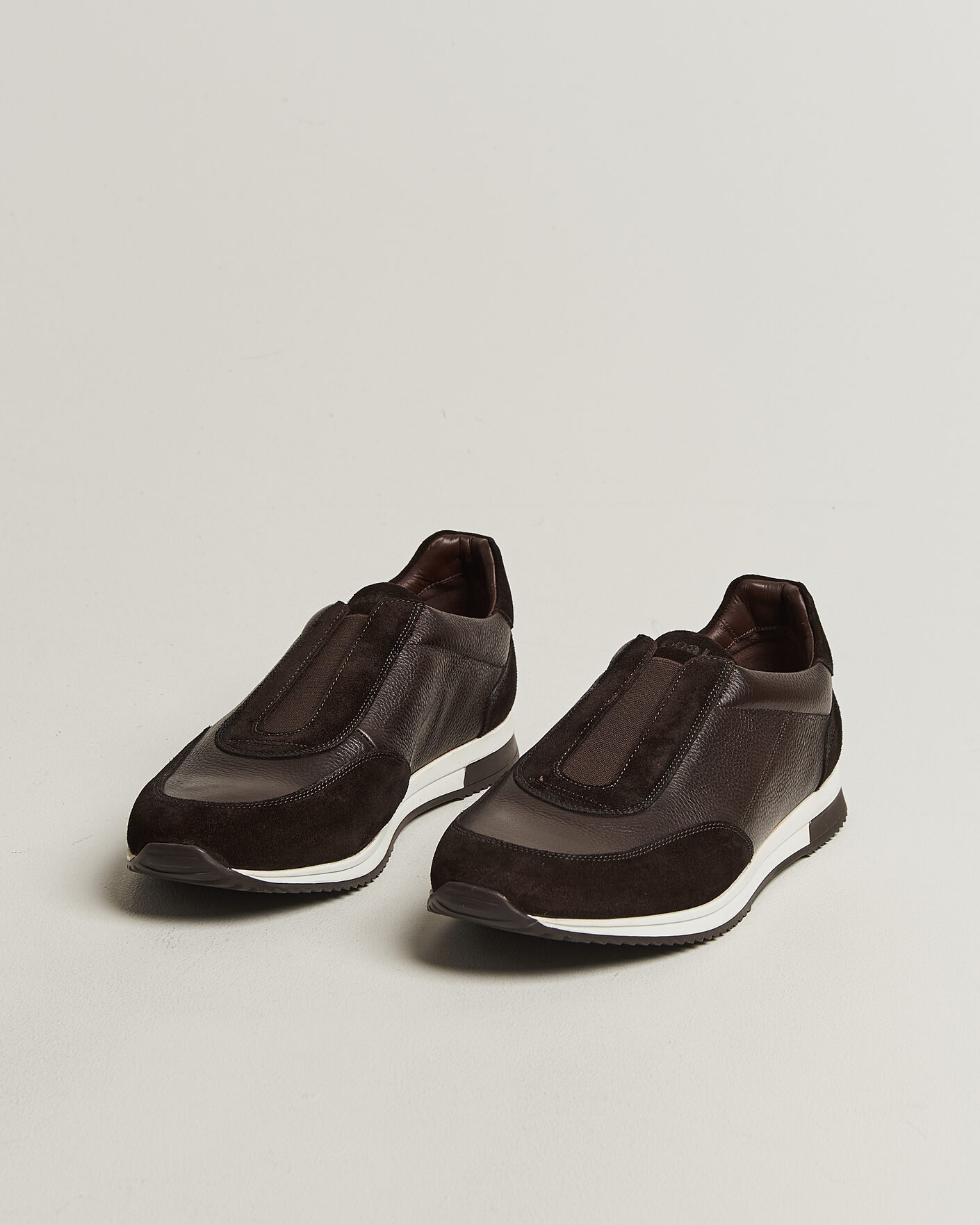 Herre | Sneakers | Loake 1880 | Ballantyne Suede/Leather Sneaker Dark Brown