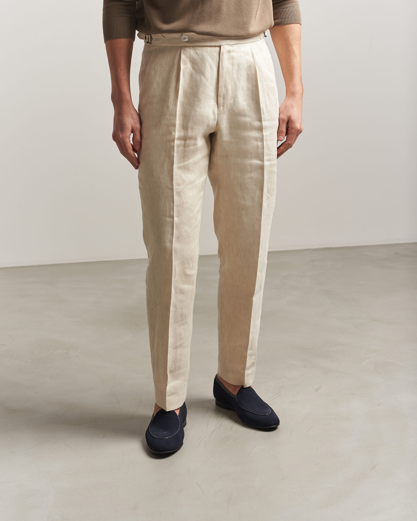 Herre | Loafers | Loake 1880 | Belgrave Suede Belgian Loafer Navy