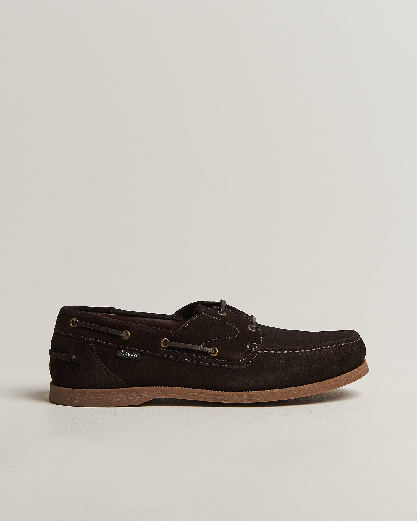 Herre | Seilersko | Loake 1880 | Padstow Suede Boat Shoe Dark Brown
