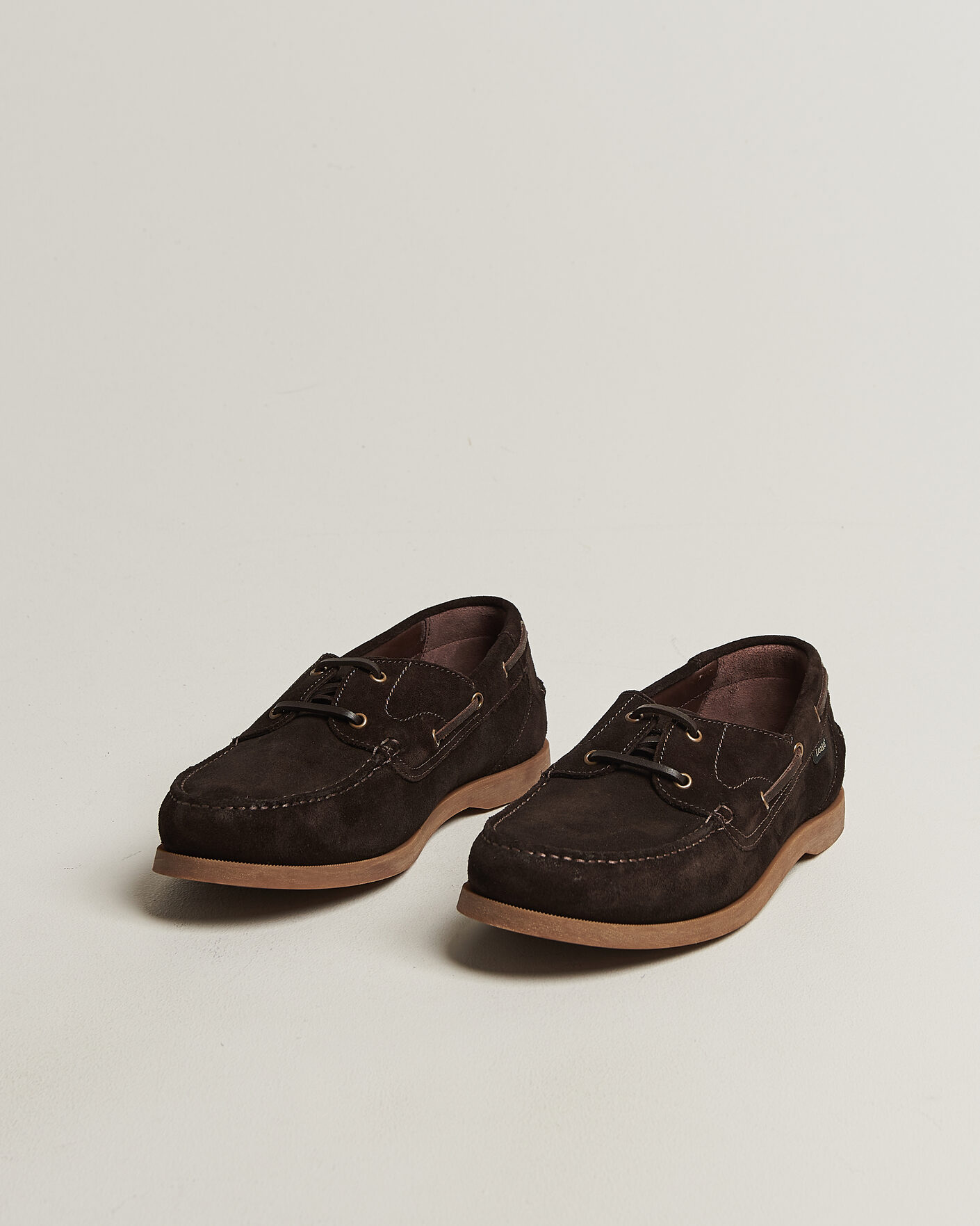 Herre | Seilersko | Loake 1880 | Padstow Suede Boat Shoe Dark Brown