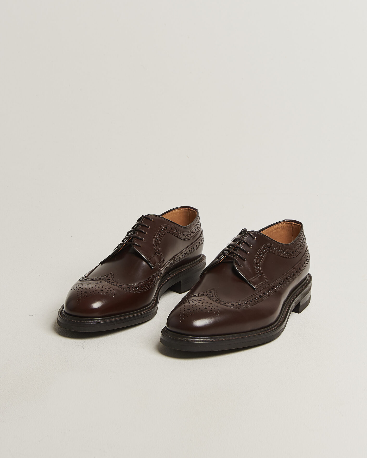 Herre | Derbys | Loake Shoemakers | Sovereign Longwing Leather Derby Dark Brown