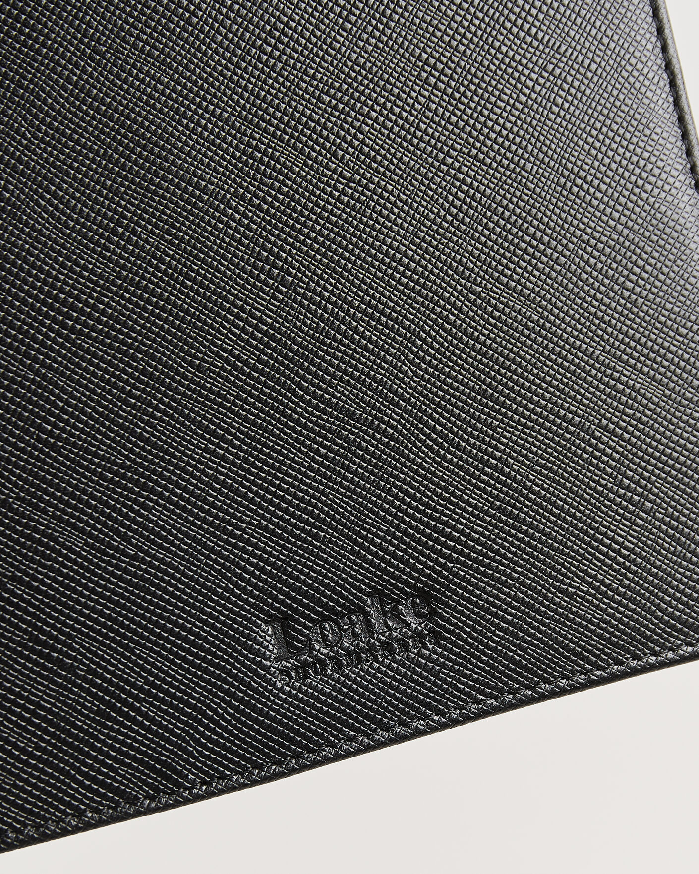 Herre | Notatbøker | Loake Shoemakers | Savoy Grain Leather Notebook Black