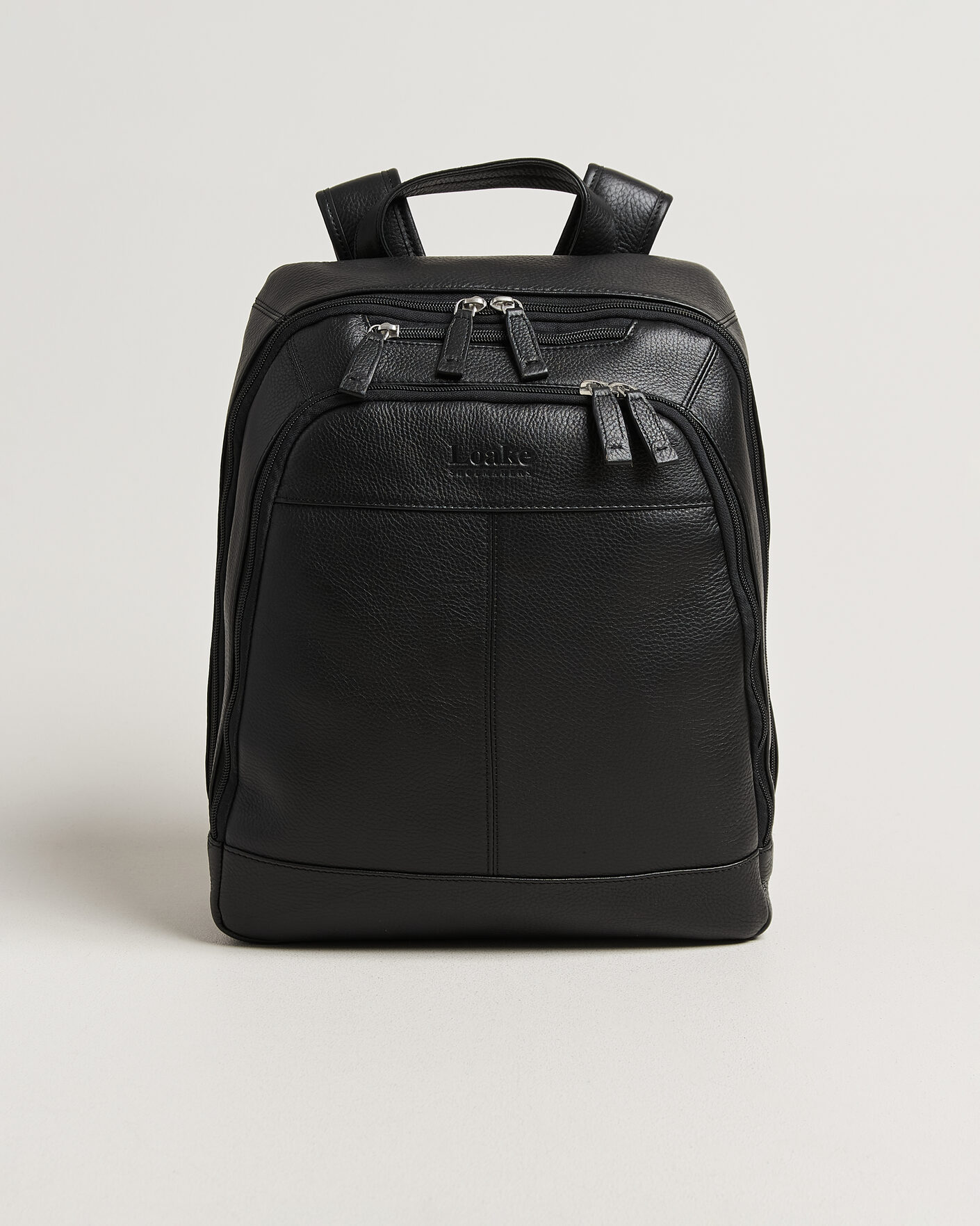 Herre | Vesker | Loake Shoemakers | Waterloo Grained Leather Backpack Black