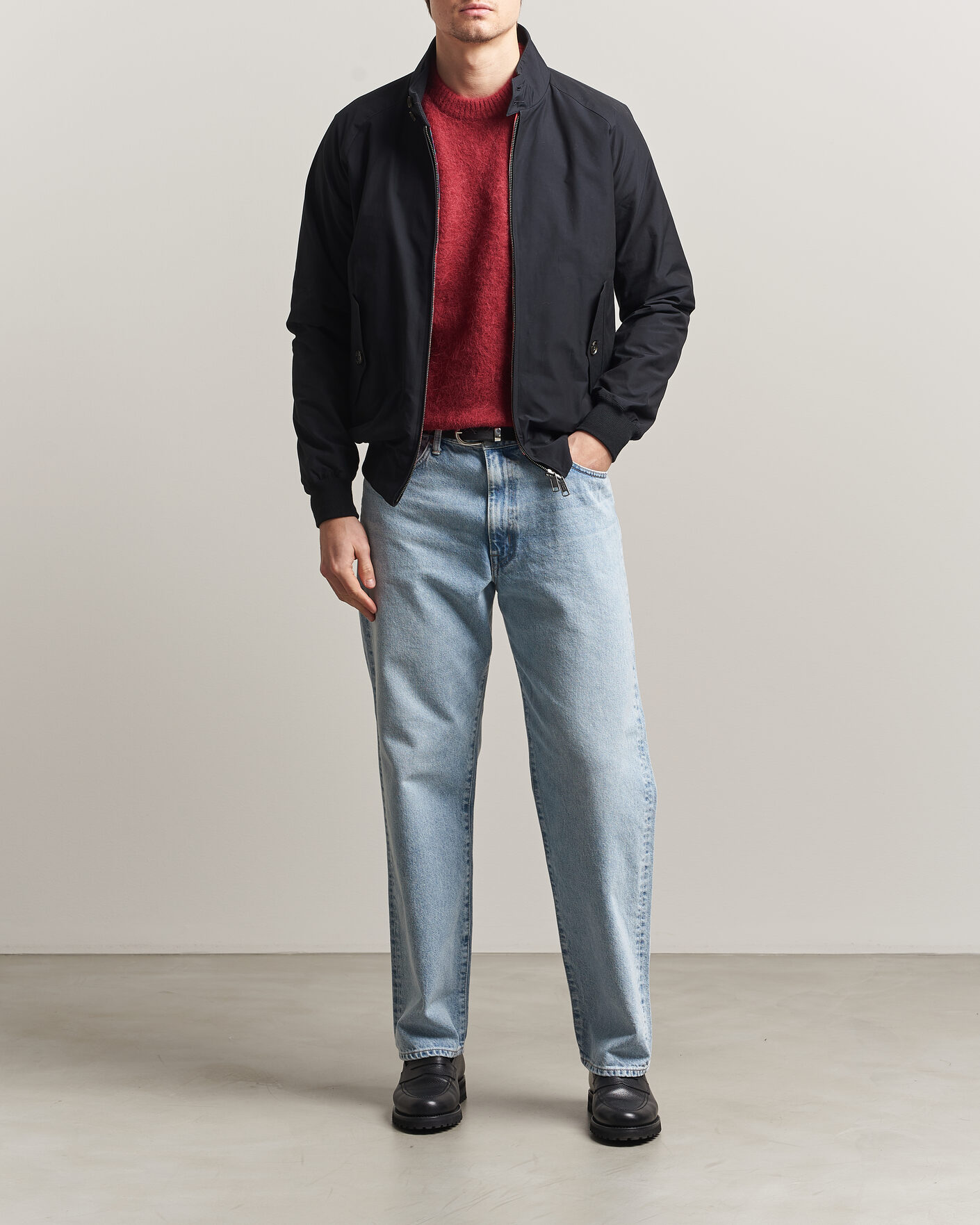 Herre | Jakker | Baracuta | G9 Original Harrington Jacket Dark Navy