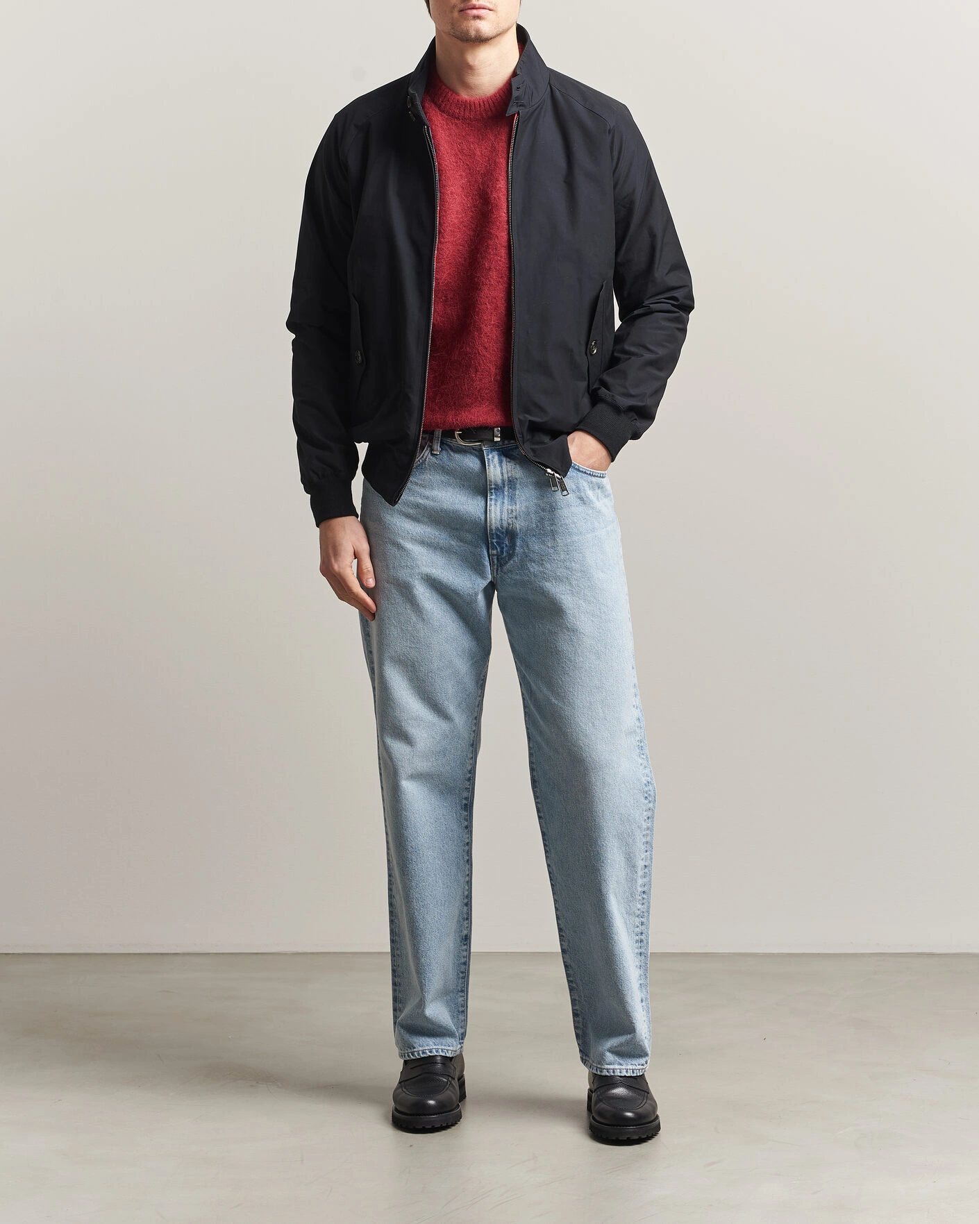 Herre | Jakker | Baracuta | G9 Original Harrington Jacket Dark Navy