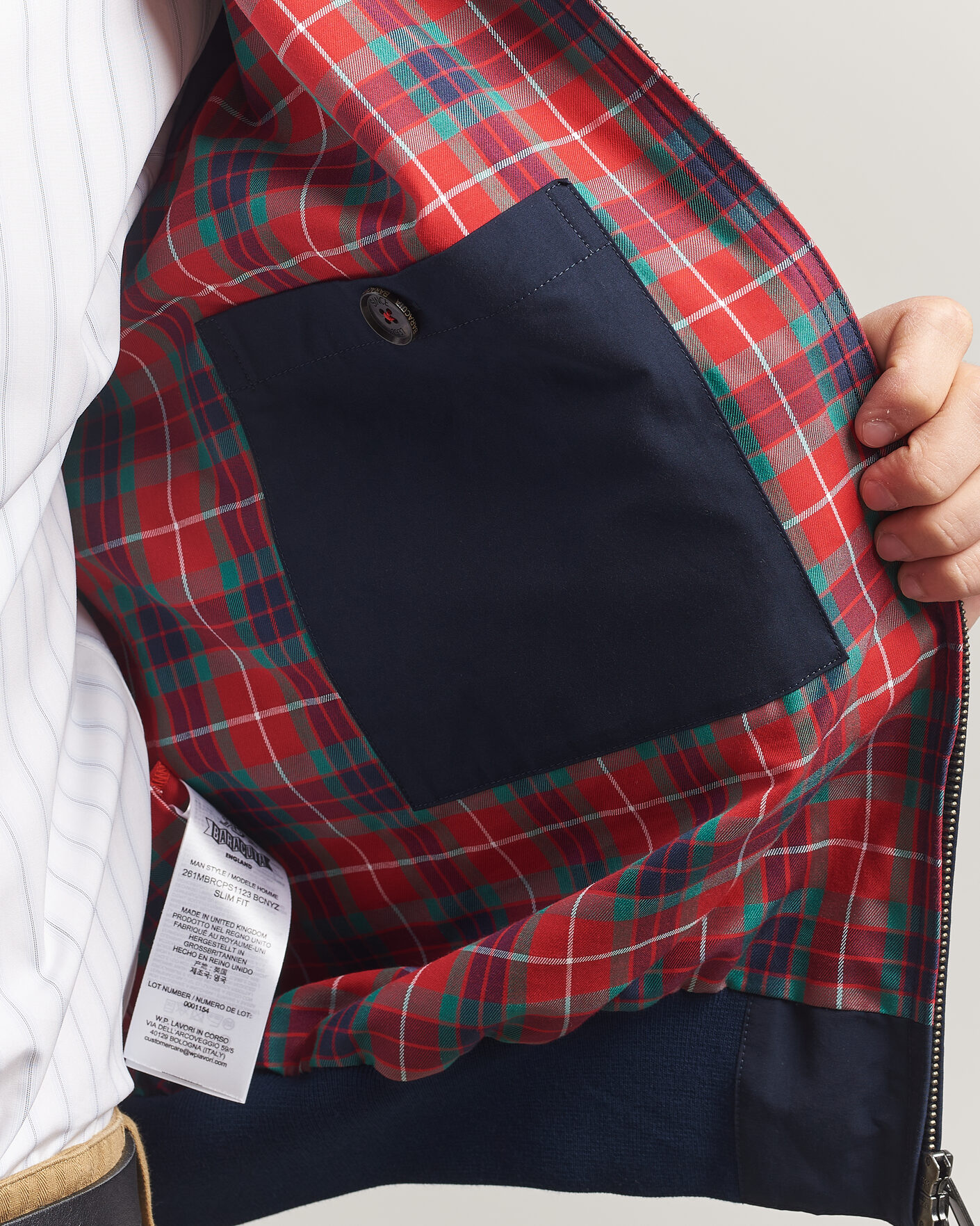 Herre | Jakker | Baracuta | G9 Original Harrington Jacket Navy