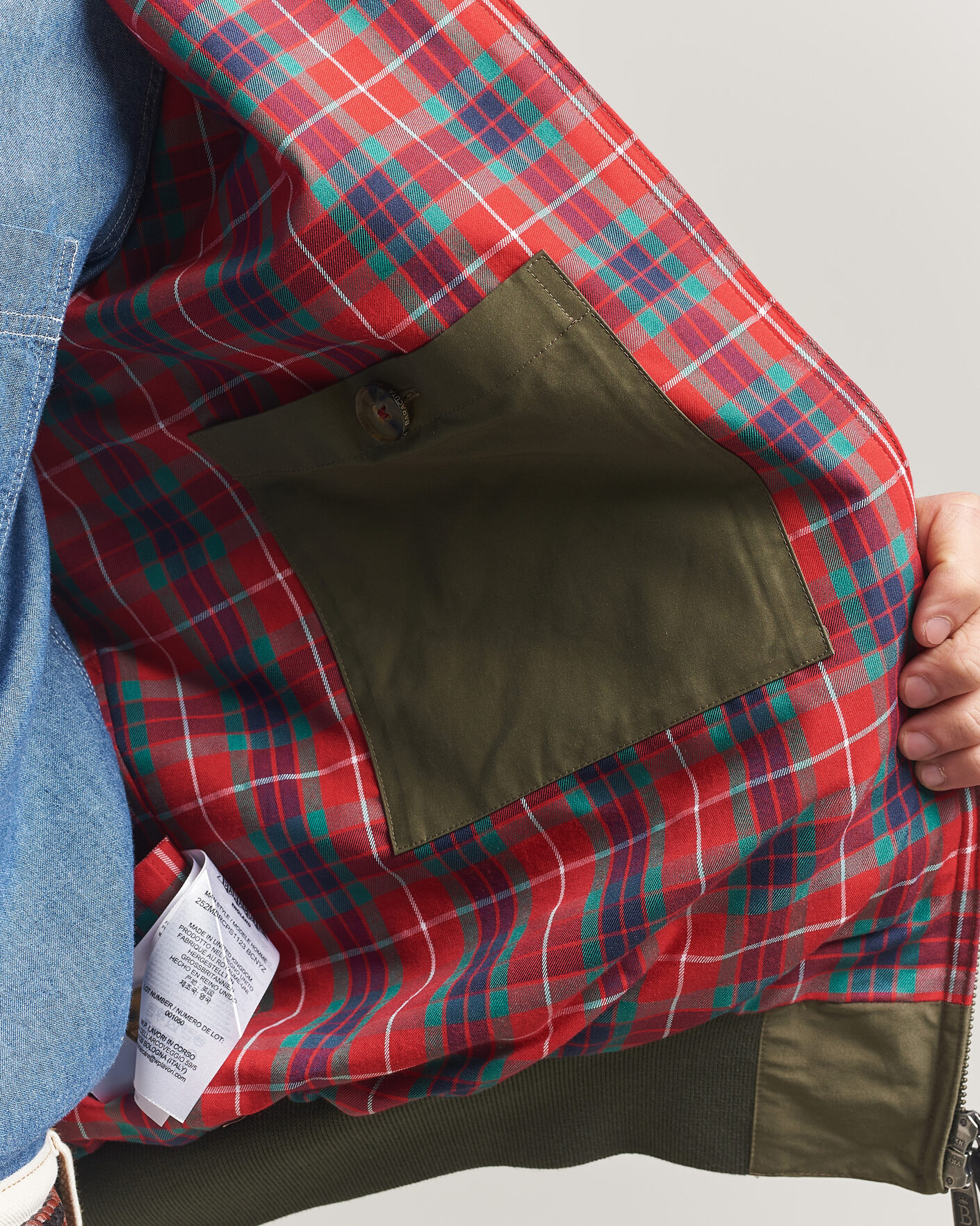 Herre | Jakker | Baracuta | G9 Original Harrington Jacket Army