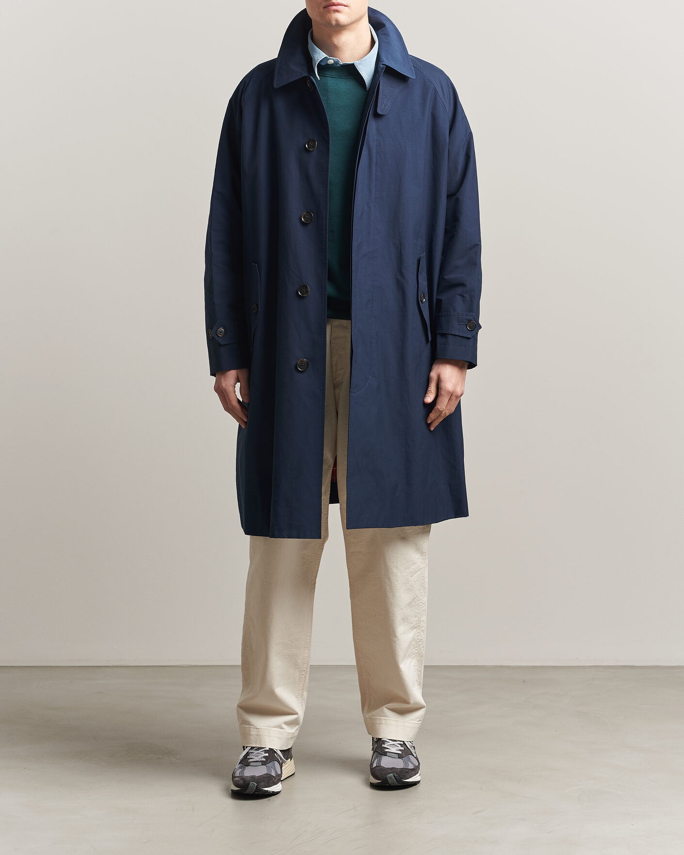Herre | Jakker | Baracuta | G12 Original Cloth Coat Navy
