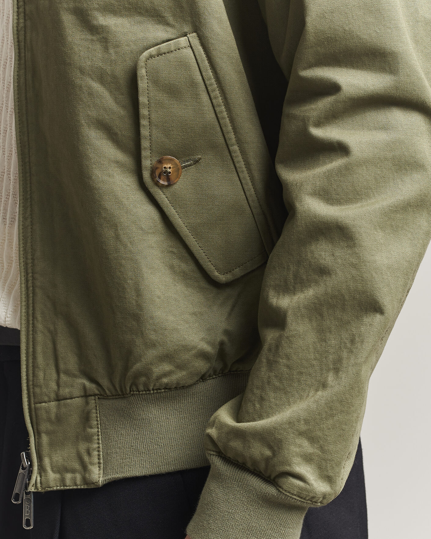 Herre | Jakker | Baracuta | G9 Washed Cotton Twill Jacket Lichen Green