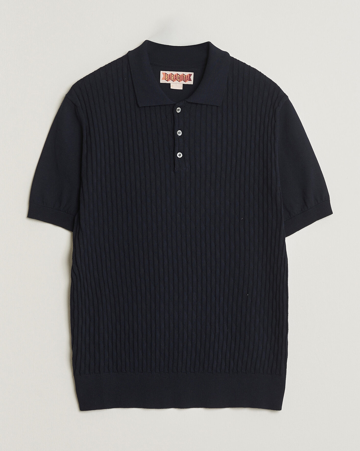 Herre | Pikéer | Baracuta | Pattern Stich Polo Navy