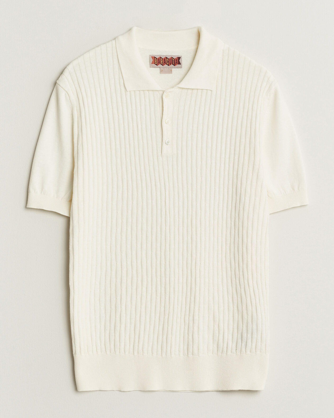 Herre | Pikéer | Baracuta | Pattern Stich Polo Off White