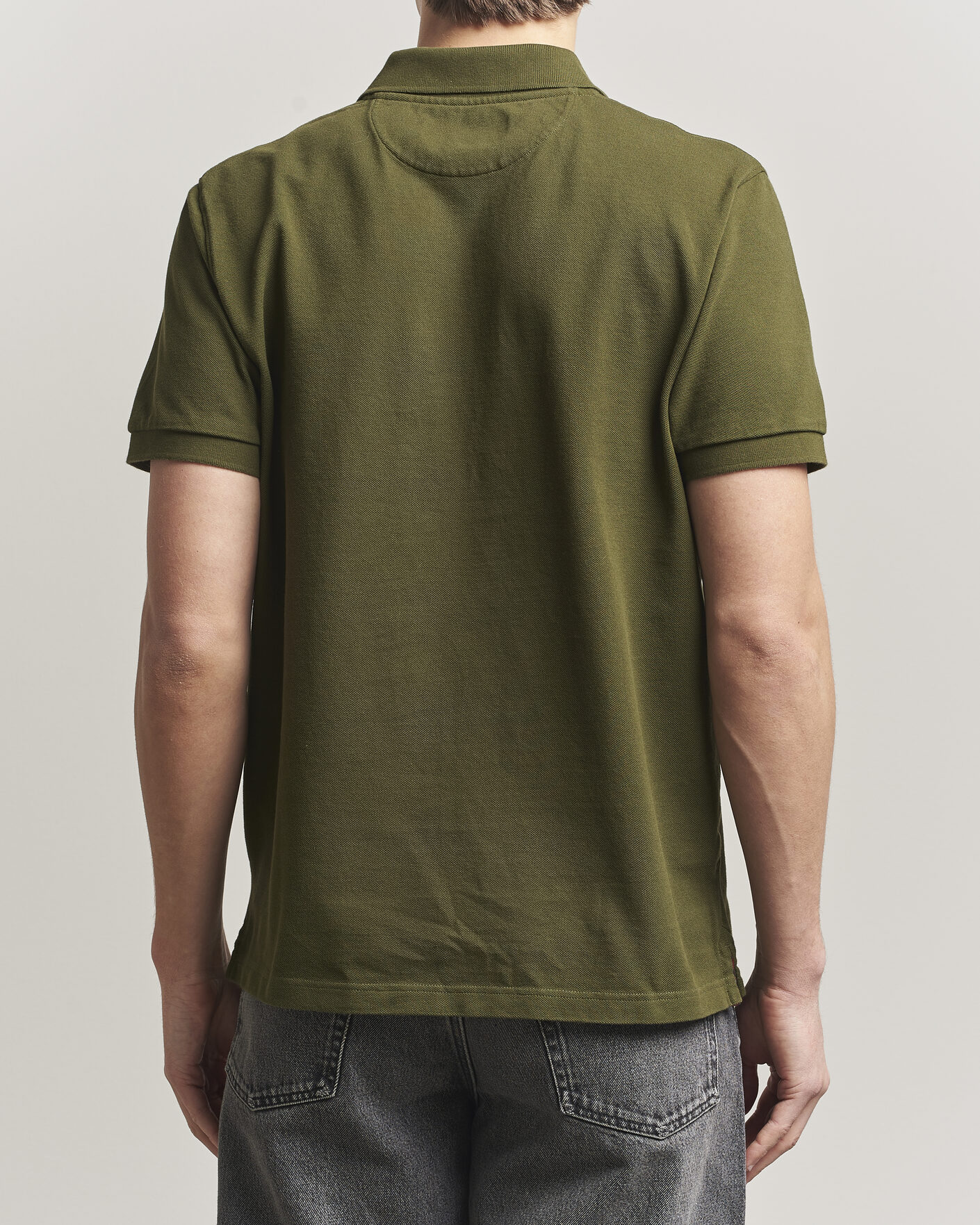 Herre | Pikéer | Baracuta | Tartan Placket Piquet Polo Beech