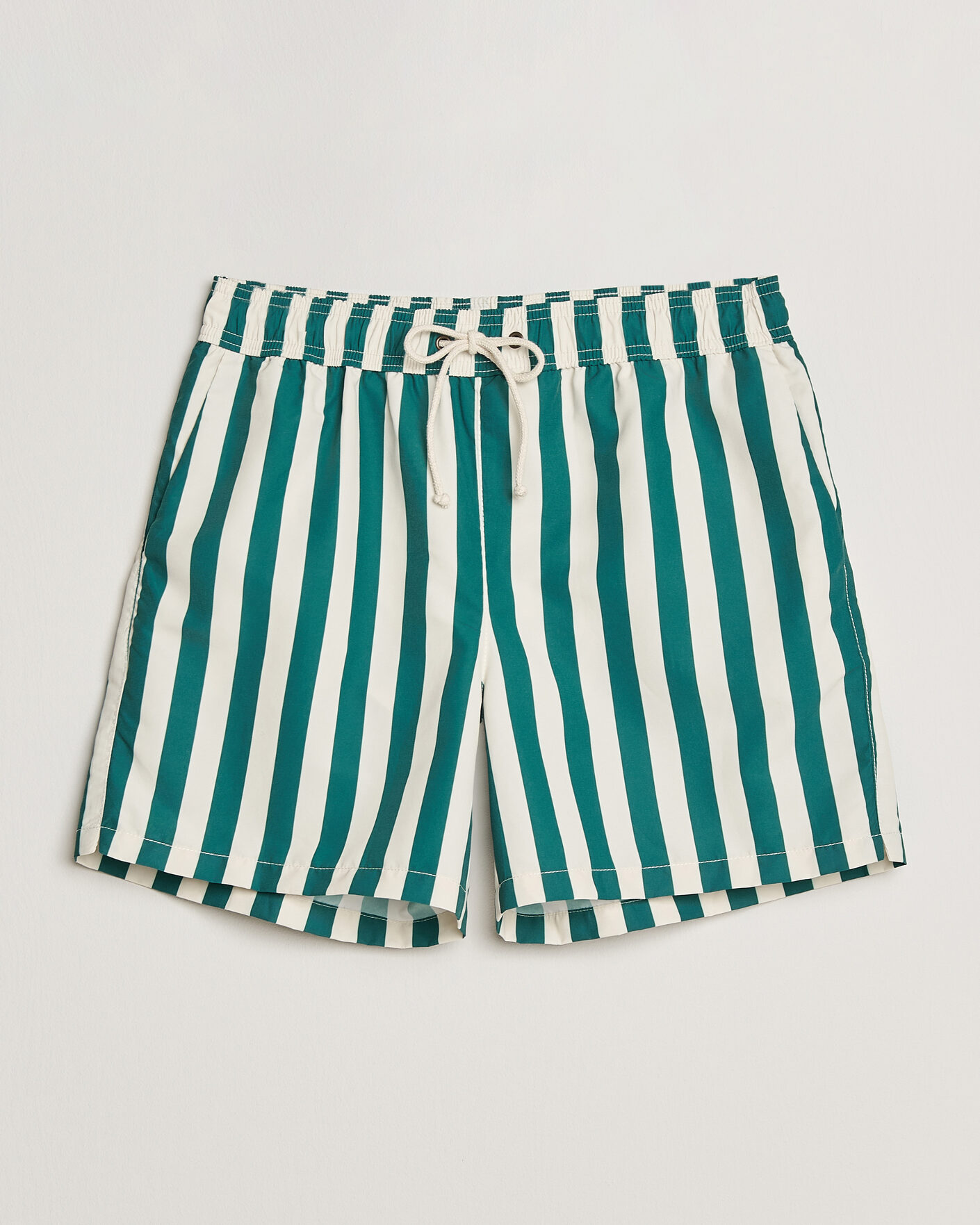 Herre | Badeshorts | Ripa Ripa | Paraggi Striped Swimshorts Green
