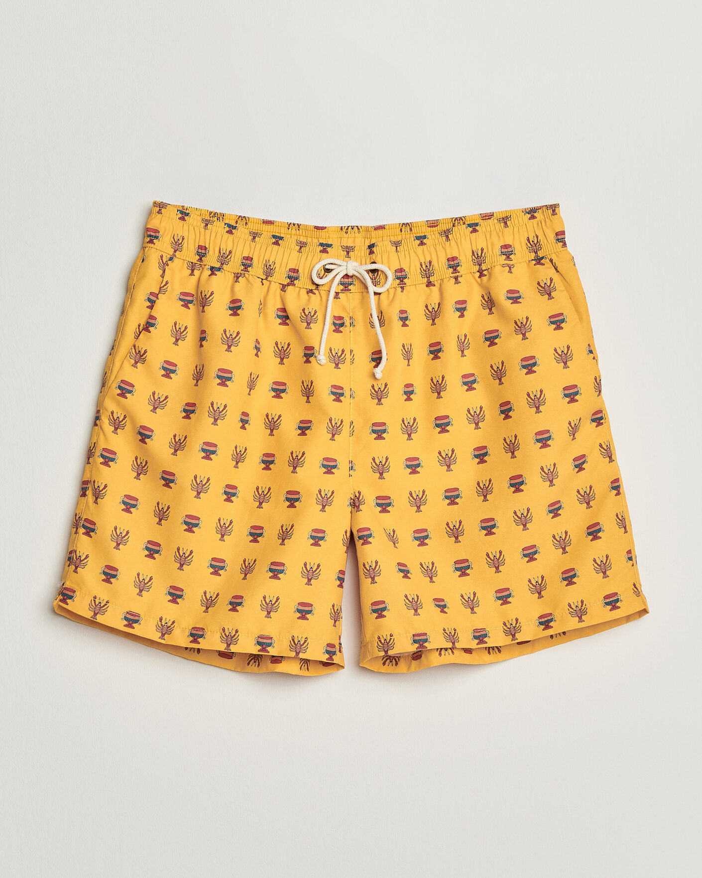 Herre | Badeshorts | Ripa Ripa | Printed Swimshorts Yellow