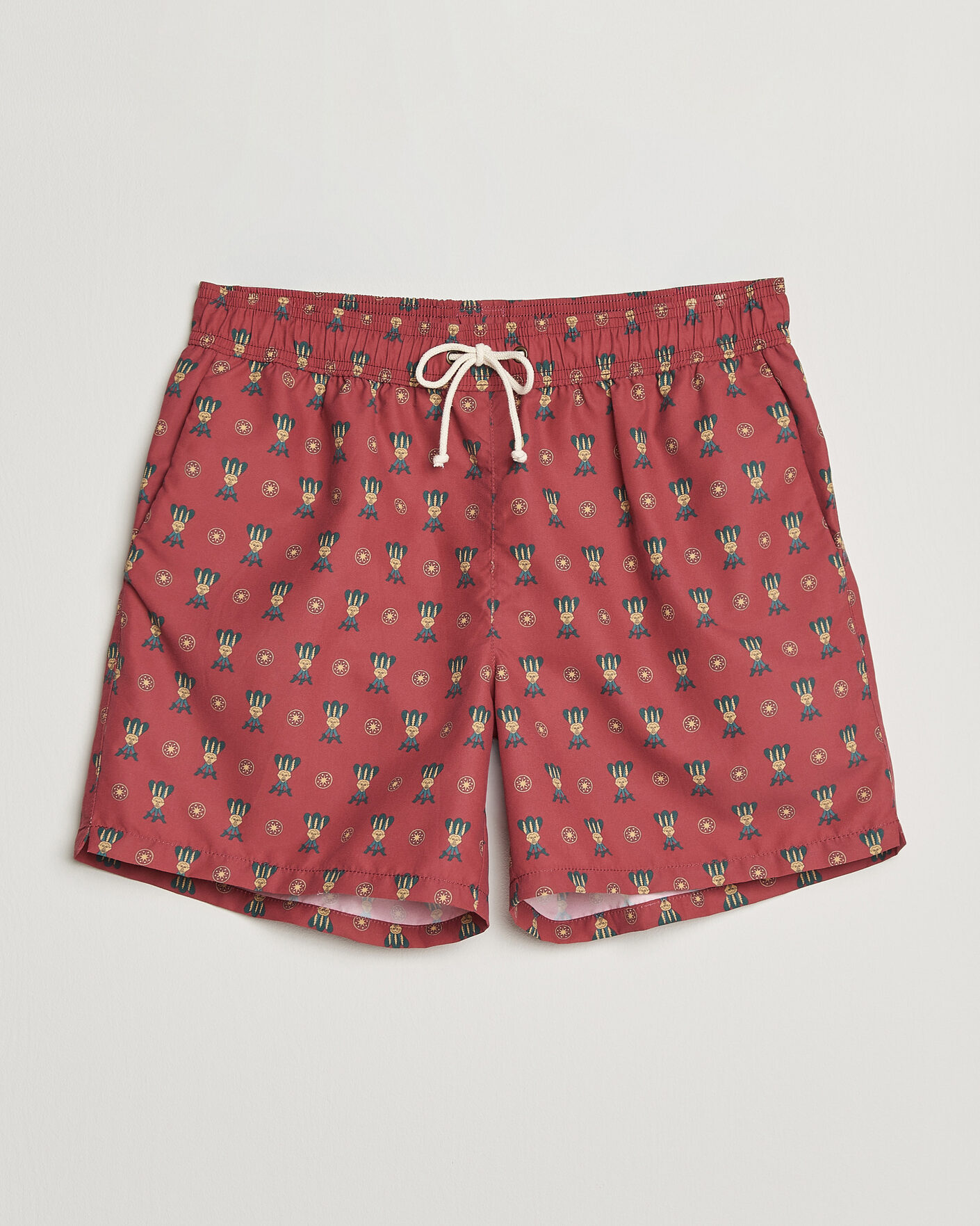 Herre | Badeshorts | Ripa Ripa | Printed Swimshorts Red