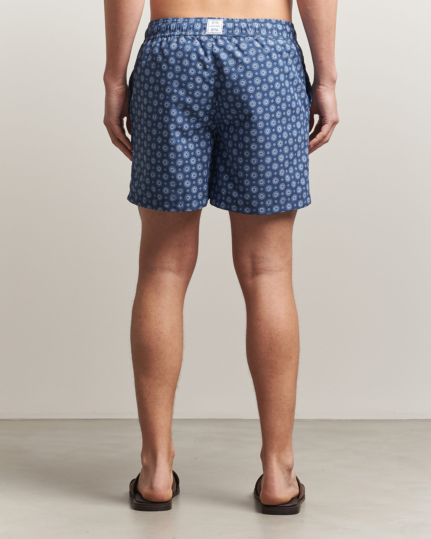 Herre | Ripa Ripa Printed Swimshorts Dark Blue | Ripa Ripa | Printed Swimshorts Dark Blue