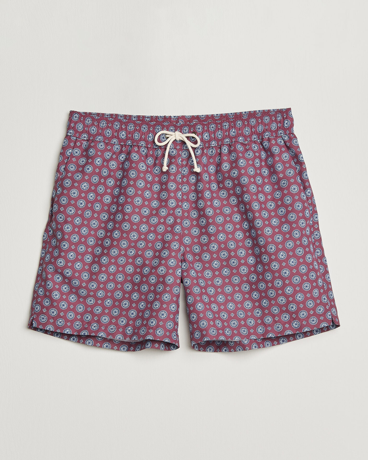 Herre | Badeshorts | Ripa Ripa | Printed Swimshorts Bordeaux