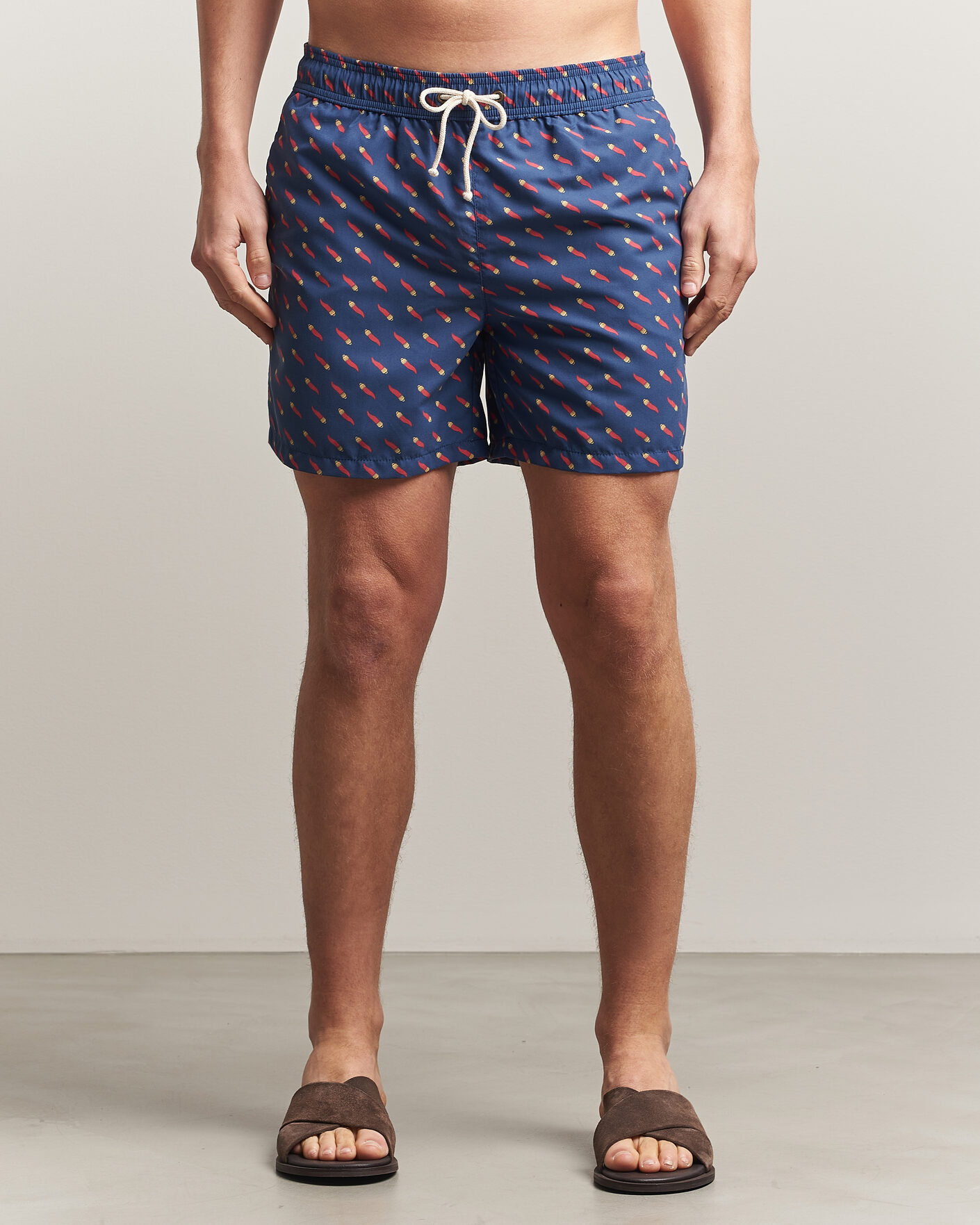 Herre | Badeshorts | Ripa Ripa | Printed Swimshorts Blue