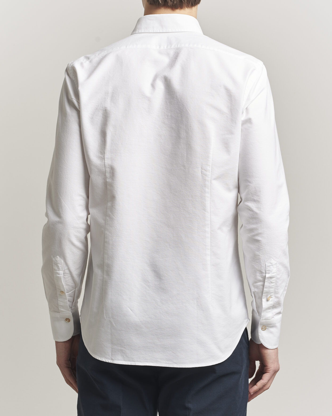 Herre | Skjorter | Grigio | Oxford Button Down Shirt White