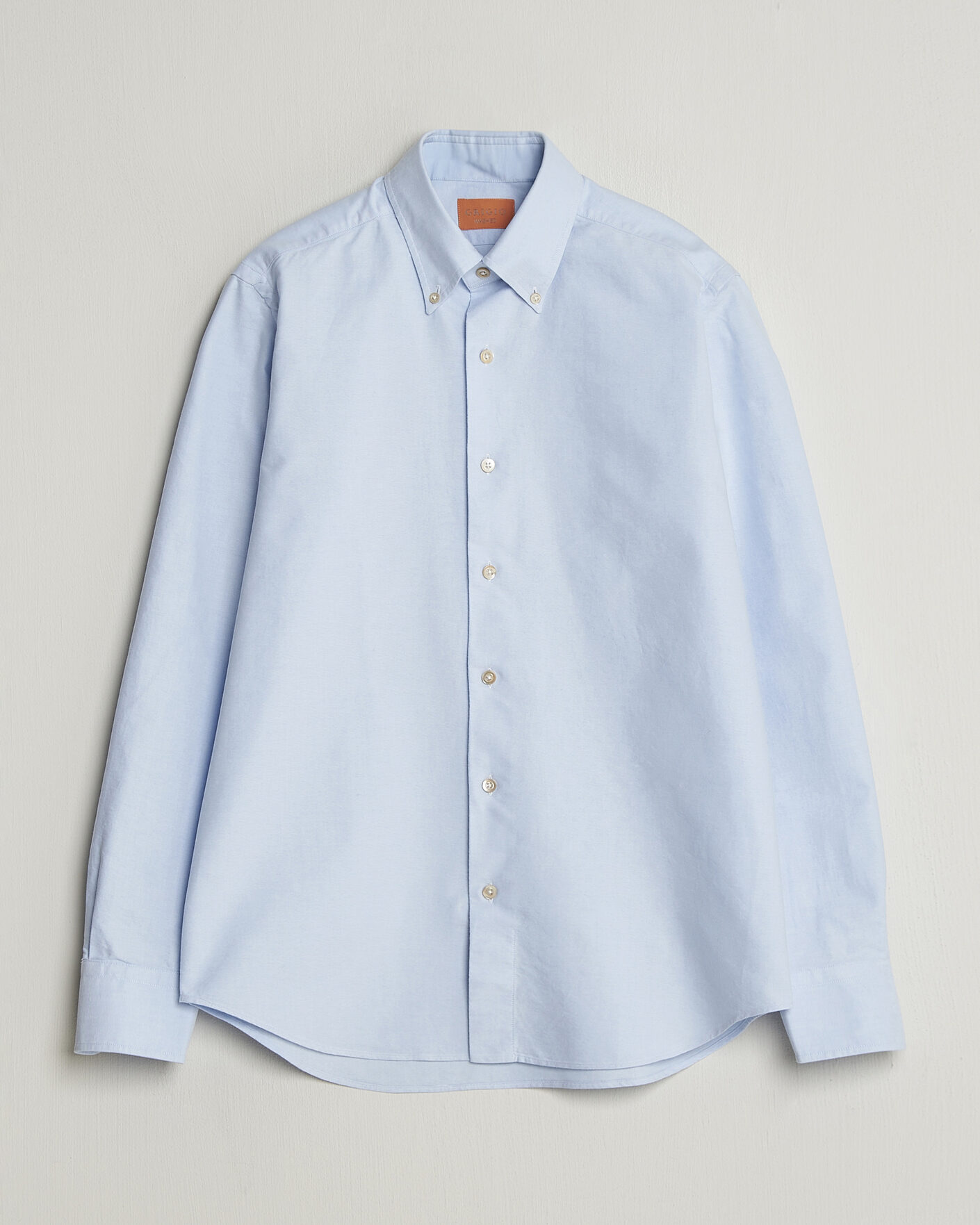 Herre | Skjorter | Grigio | Oxford Button Down Shirt Light Blue