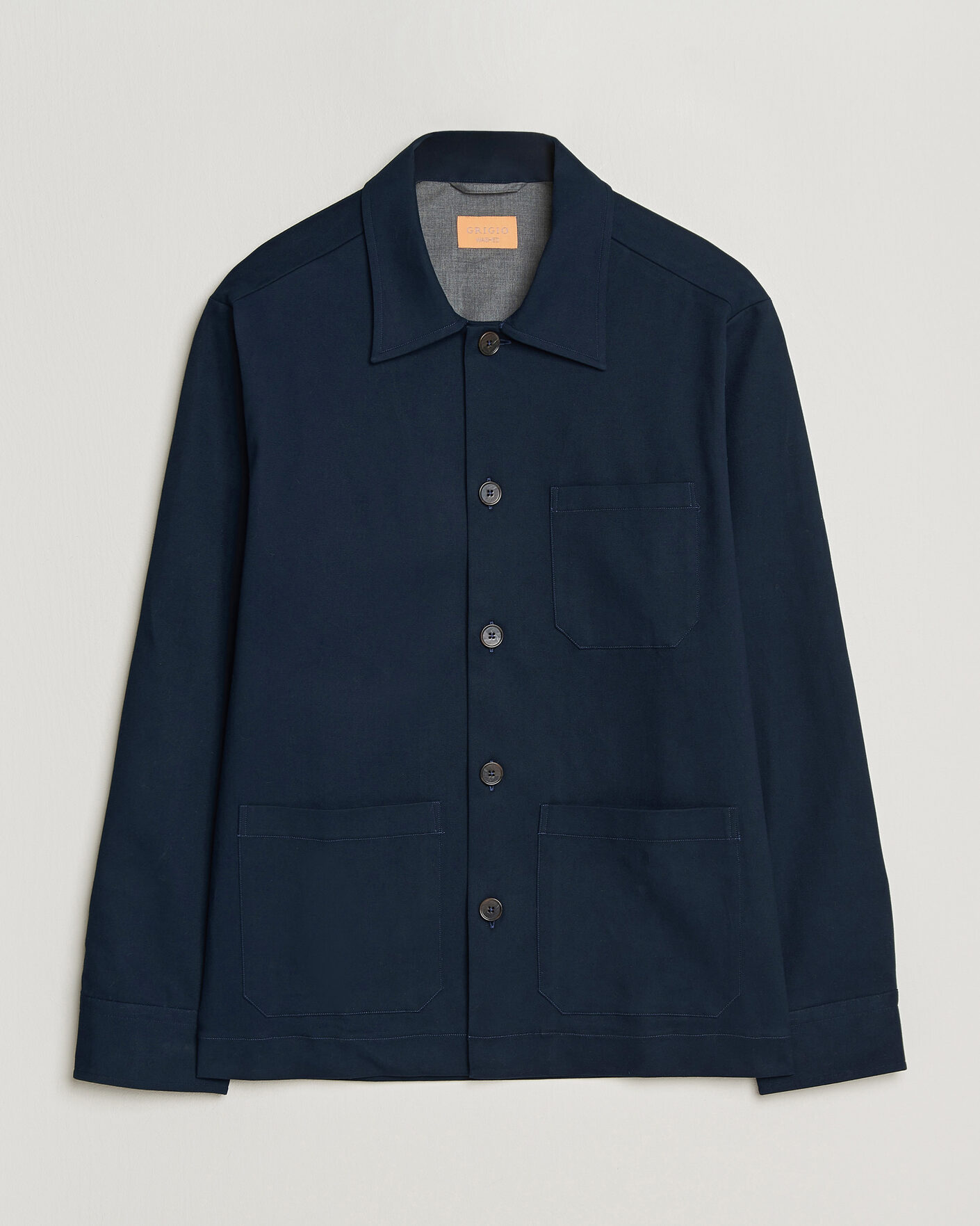 Herre | Jakker | Grigio | Cotton Chore Jacket Navy