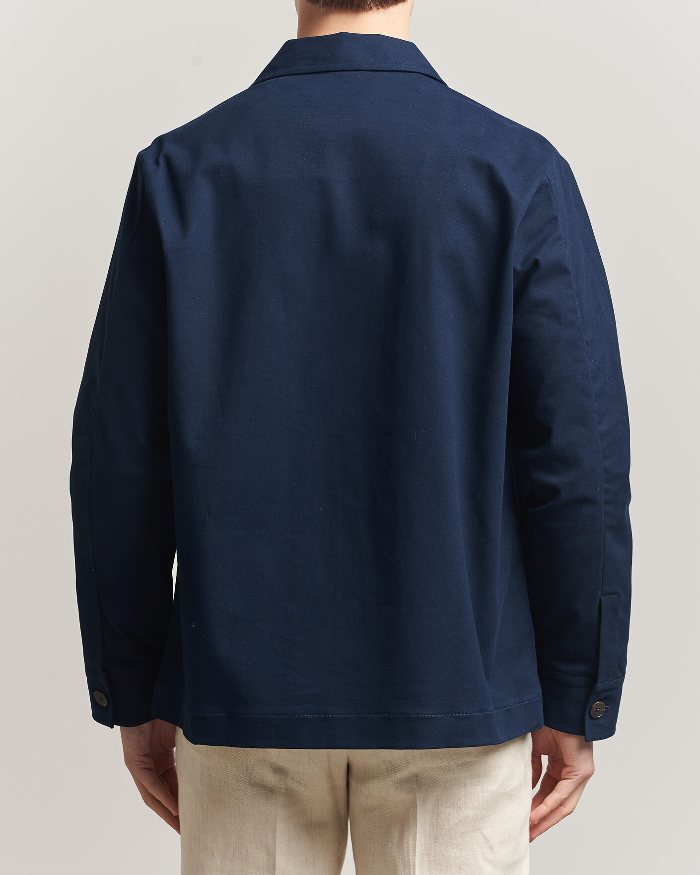 Herre | Jakker | Grigio | Cotton Chore Jacket Navy