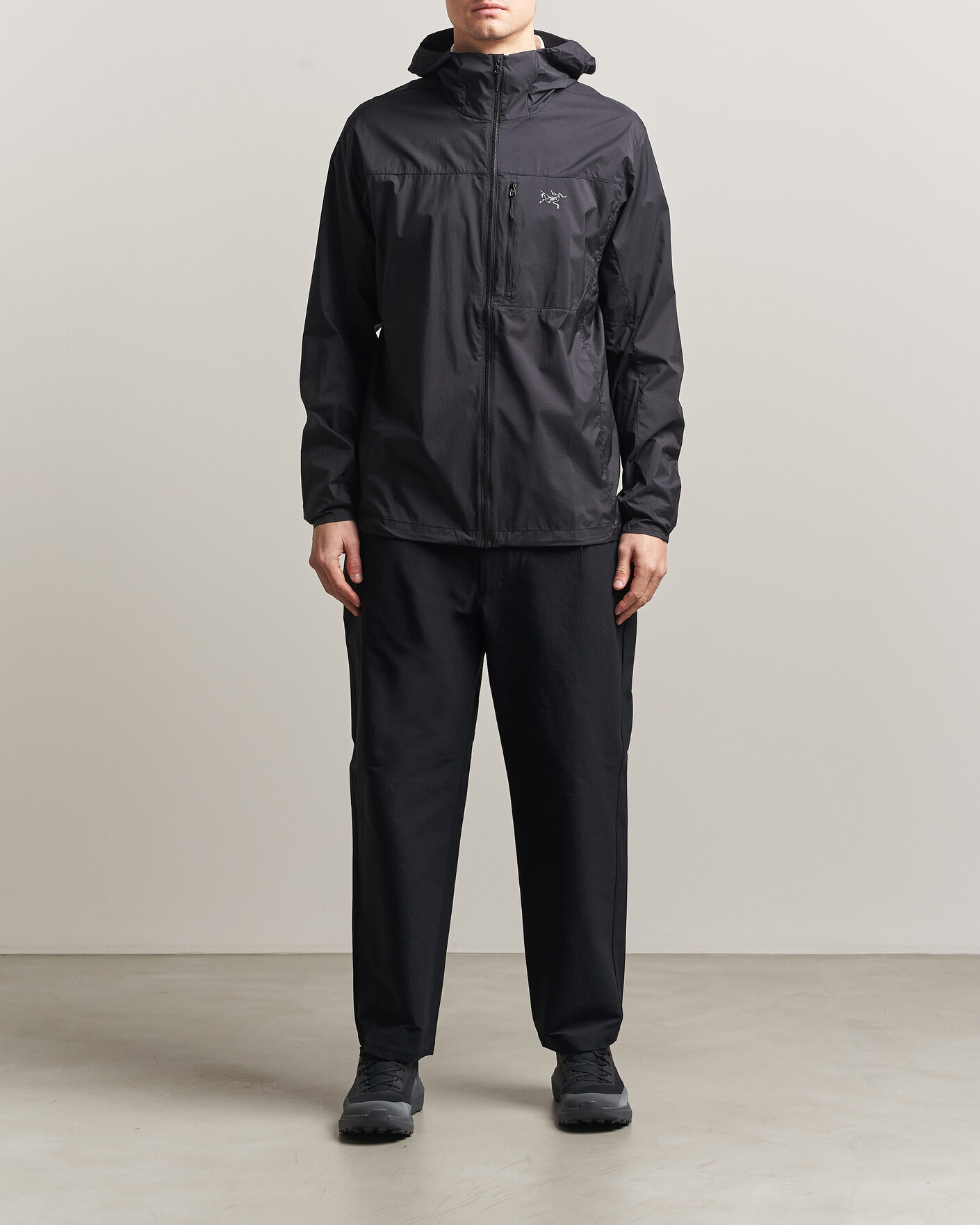 Herre | Jakker | Arc'teryx | Squamish Lightweight Hooded Jacket Black