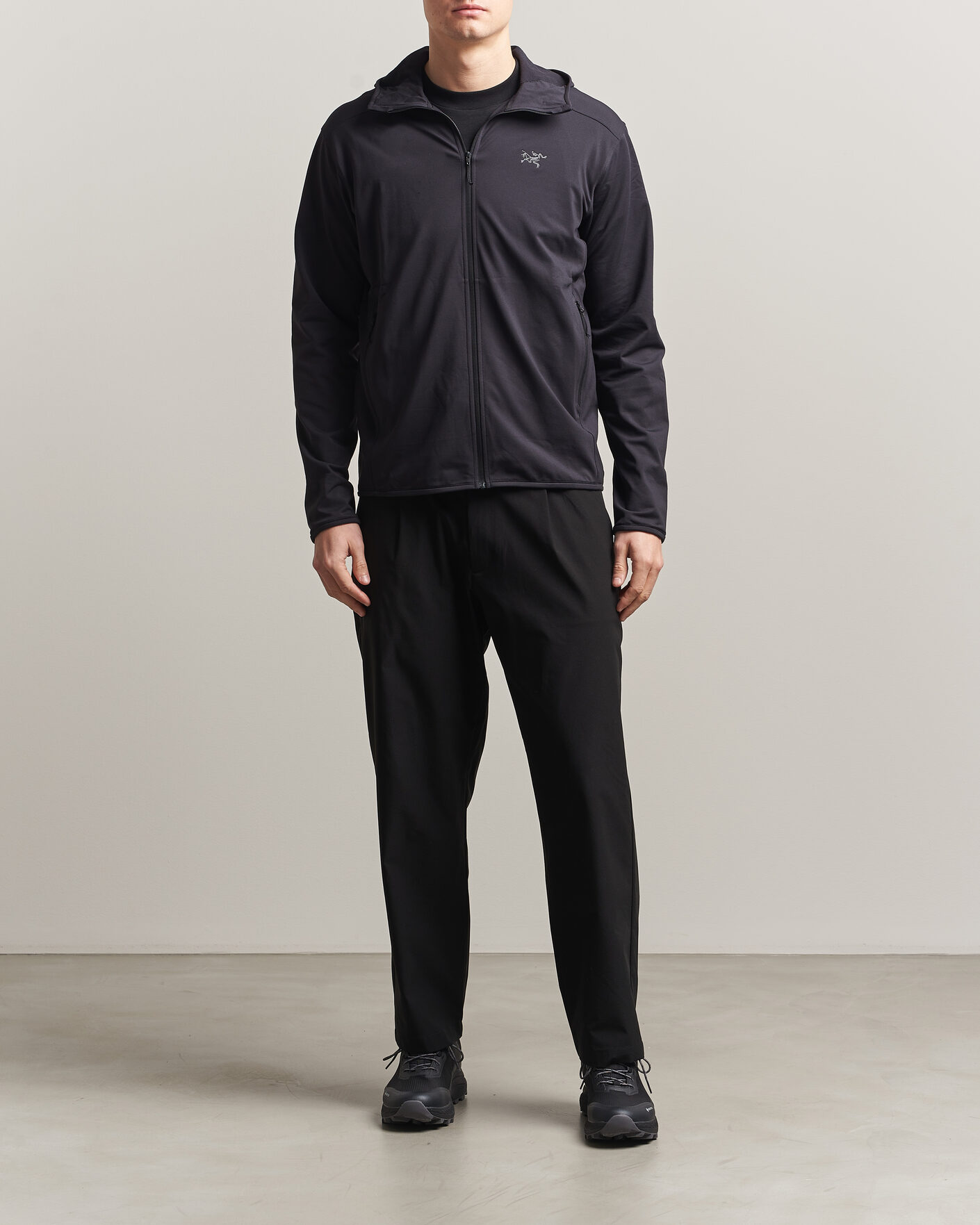 Herre | Gensere | Arc'teryx | Kyanite Lightweight Full Zip Hoodie Black
