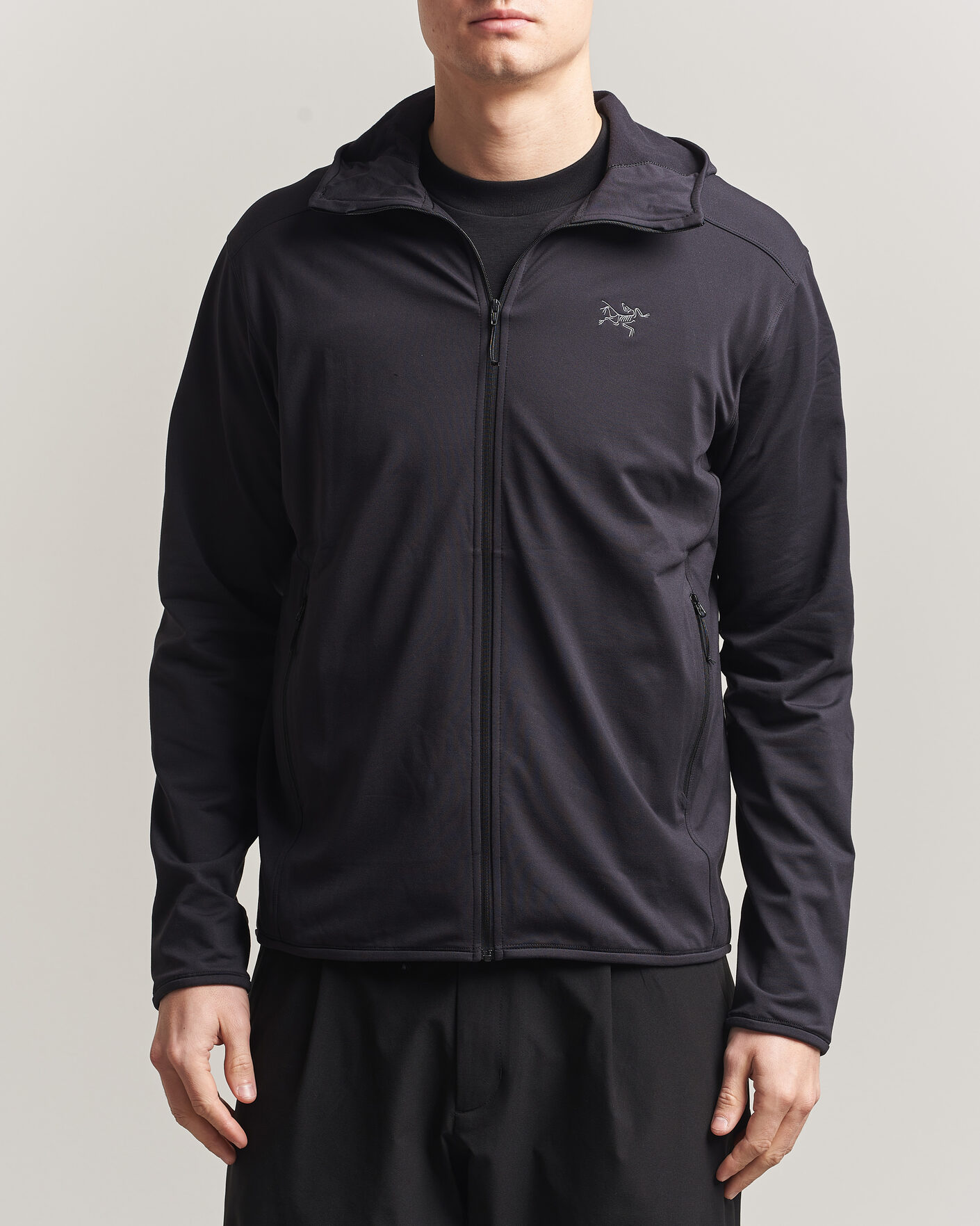 Herre | Gensere | Arc'teryx | Kyanite Lightweight Full Zip Hoodie Black